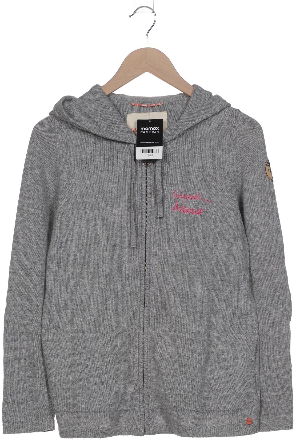 

Adenauer & Co Damen Kapuzenpullover, grau, Gr. 36
