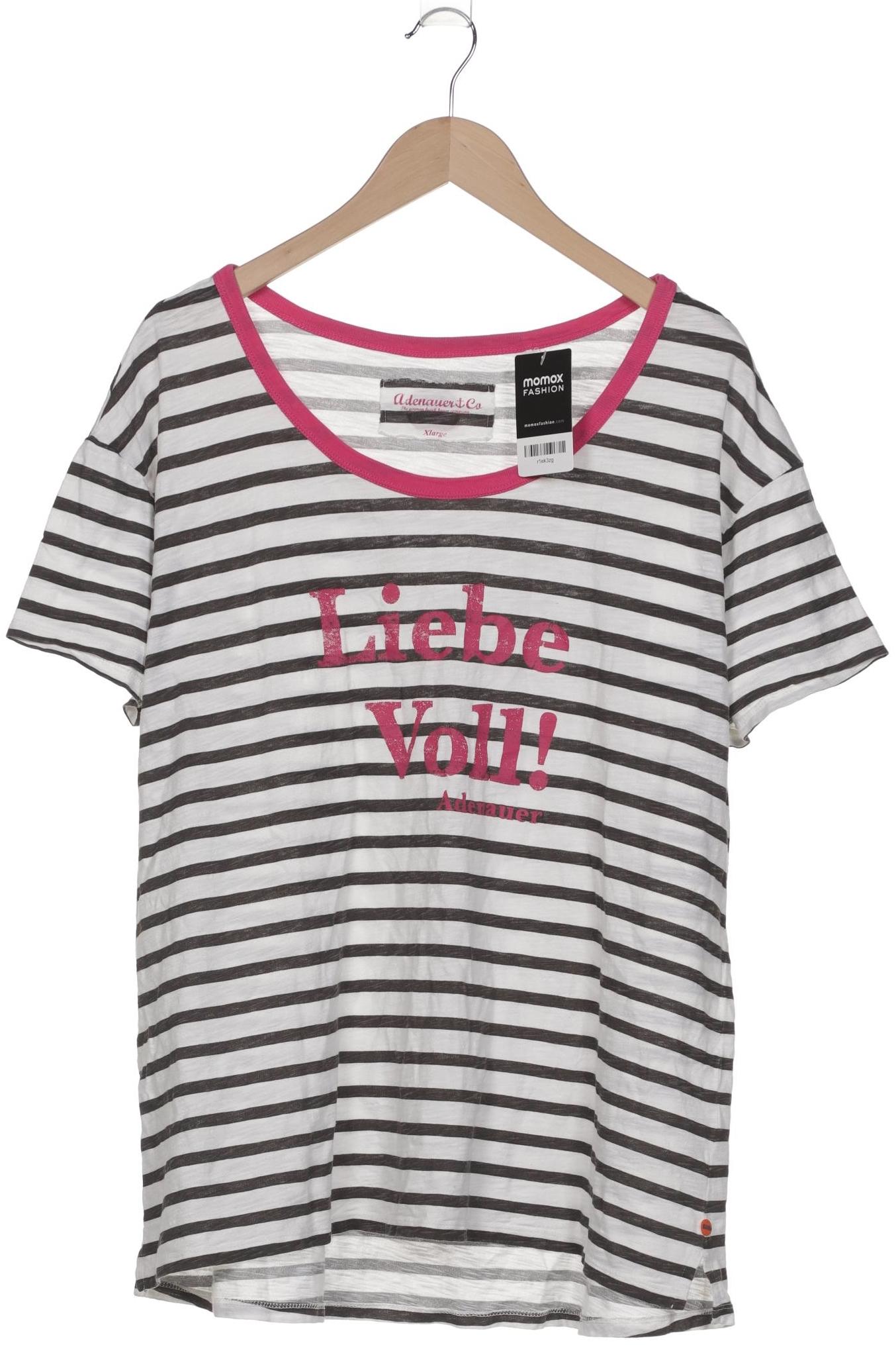 

Adenauer & Co Damen T-Shirt, weiß, Gr. 44