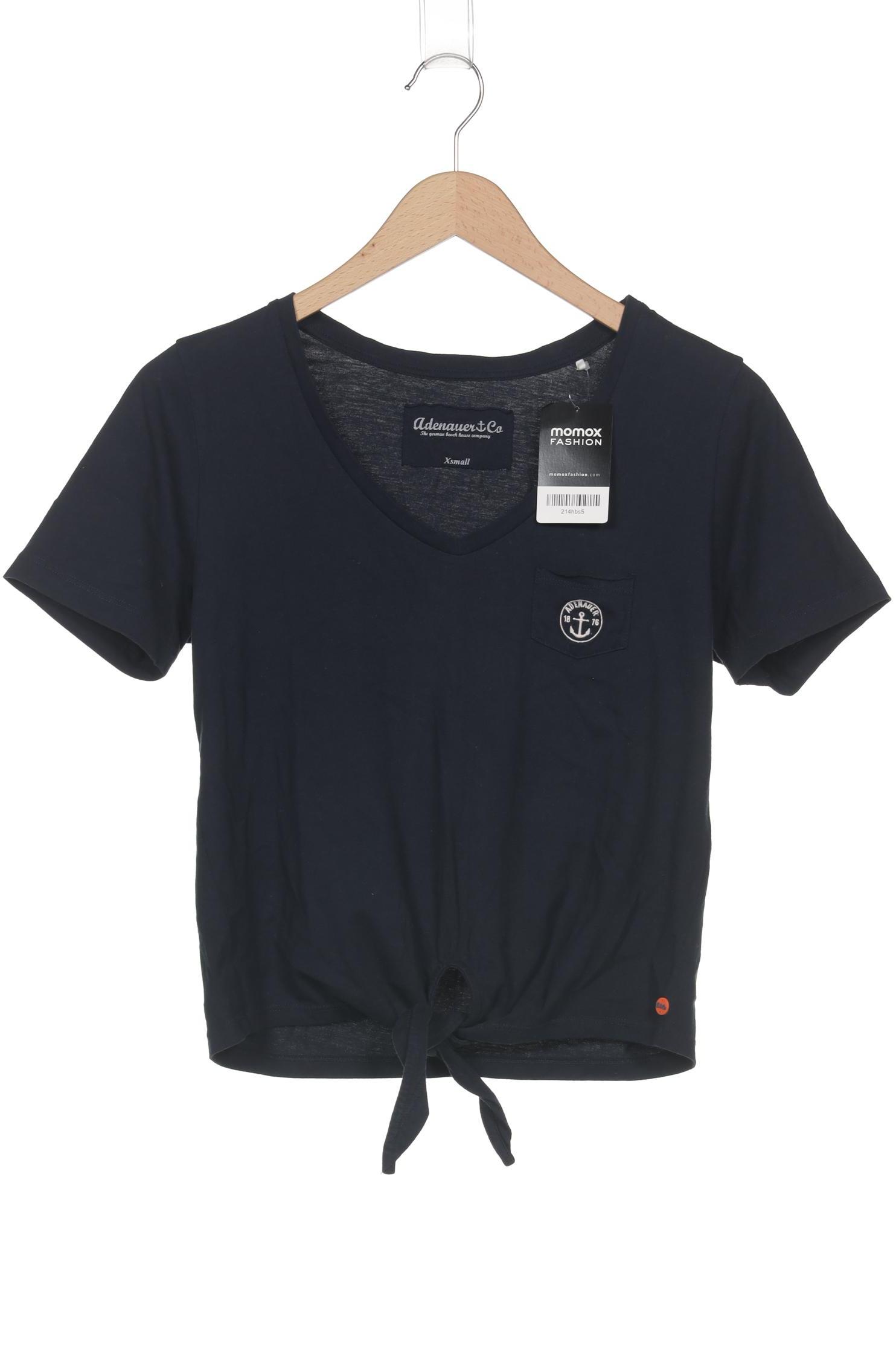 

Adenauer & Co Damen T-Shirt, marineblau, Gr. 34