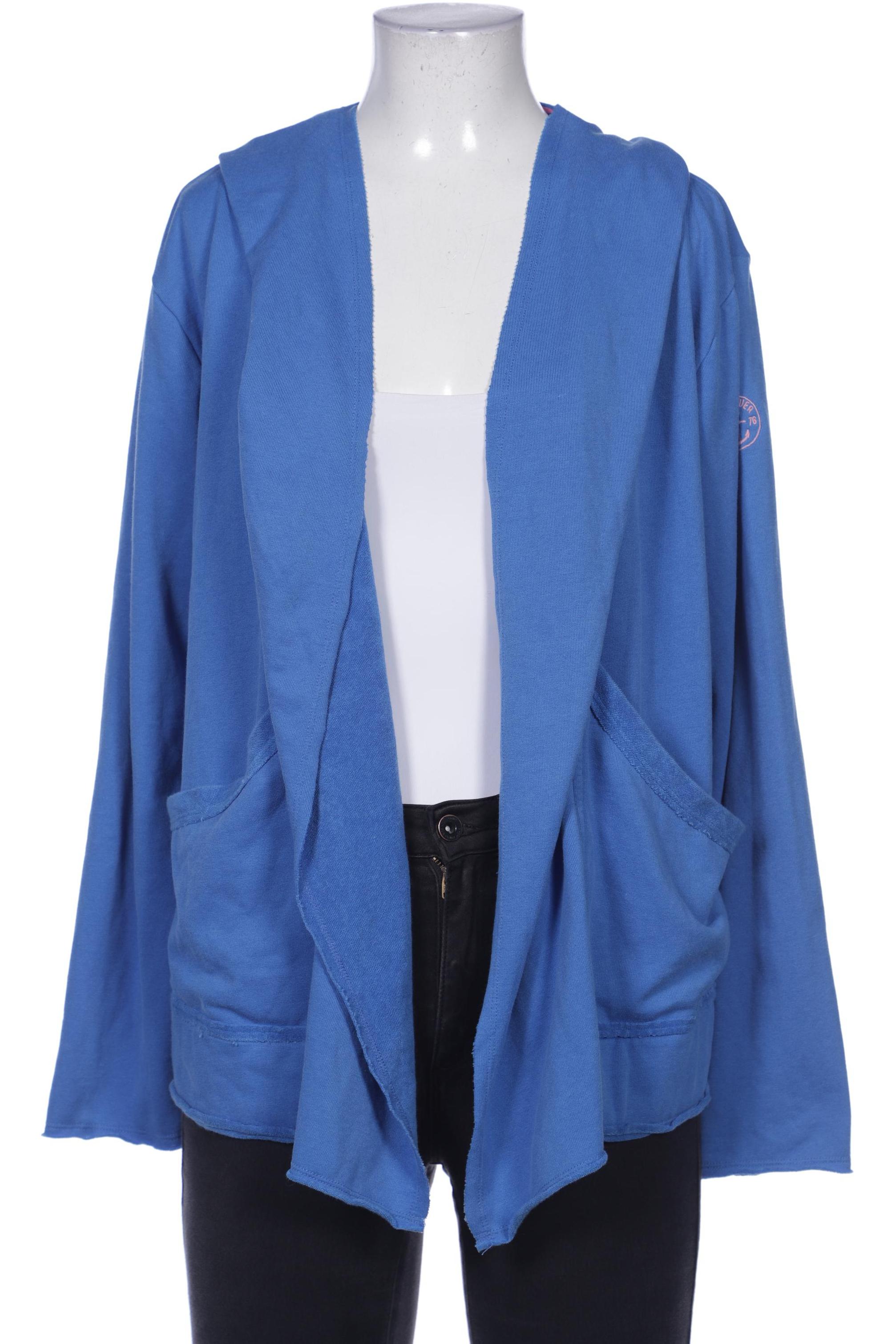 

Adenauer & Co Damen Kapuzenpullover, blau, Gr. 36
