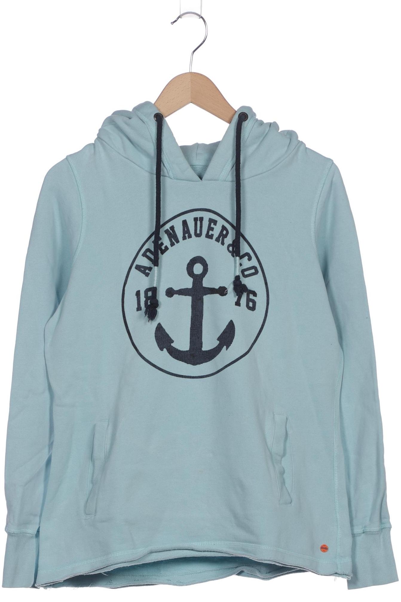 

Adenauer & Co Damen Kapuzenpullover, hellblau, Gr. 36