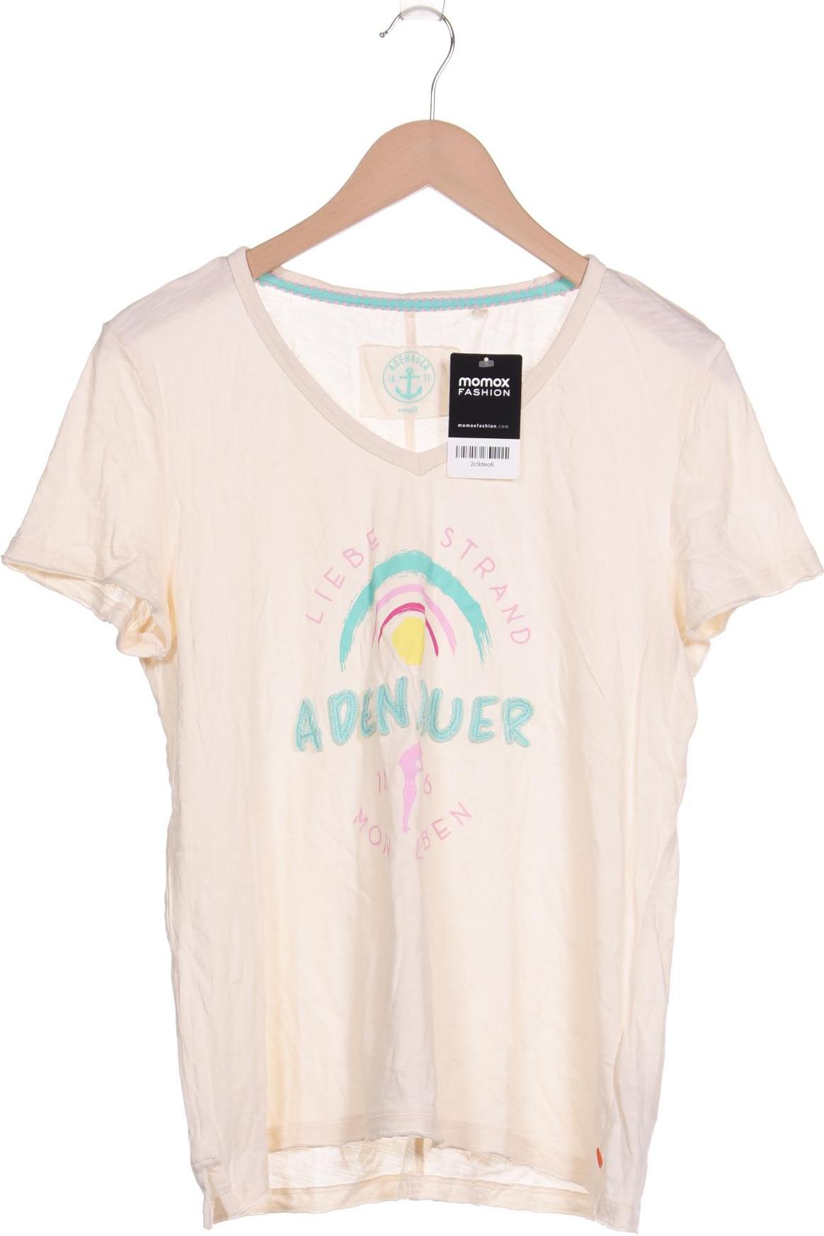 

Adenauer & Co Damen T-Shirt, cremeweiß, Gr. 36
