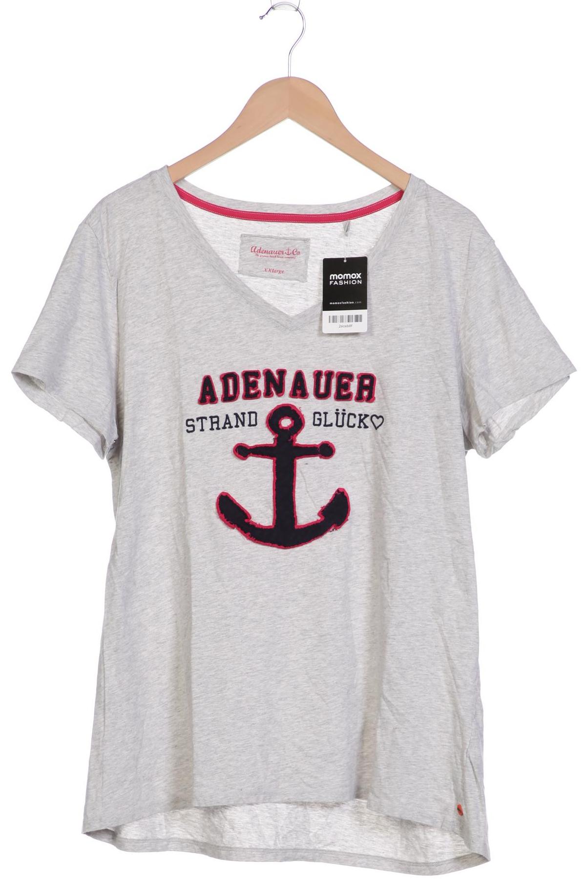 

Adenauer & Co Damen T-Shirt, grau, Gr. 46