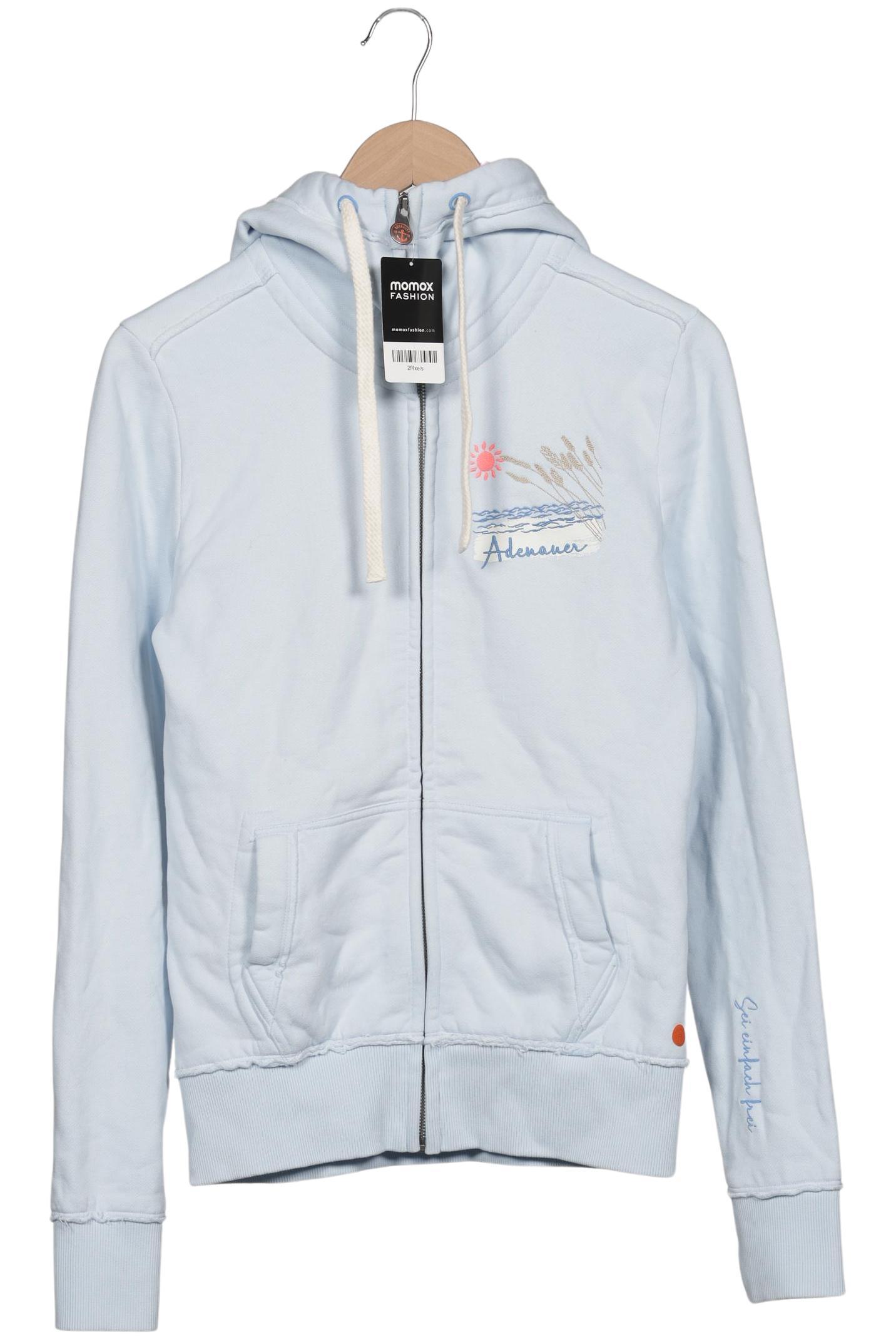 

Adenauer & Co Damen Kapuzenpullover, hellblau, Gr. 36