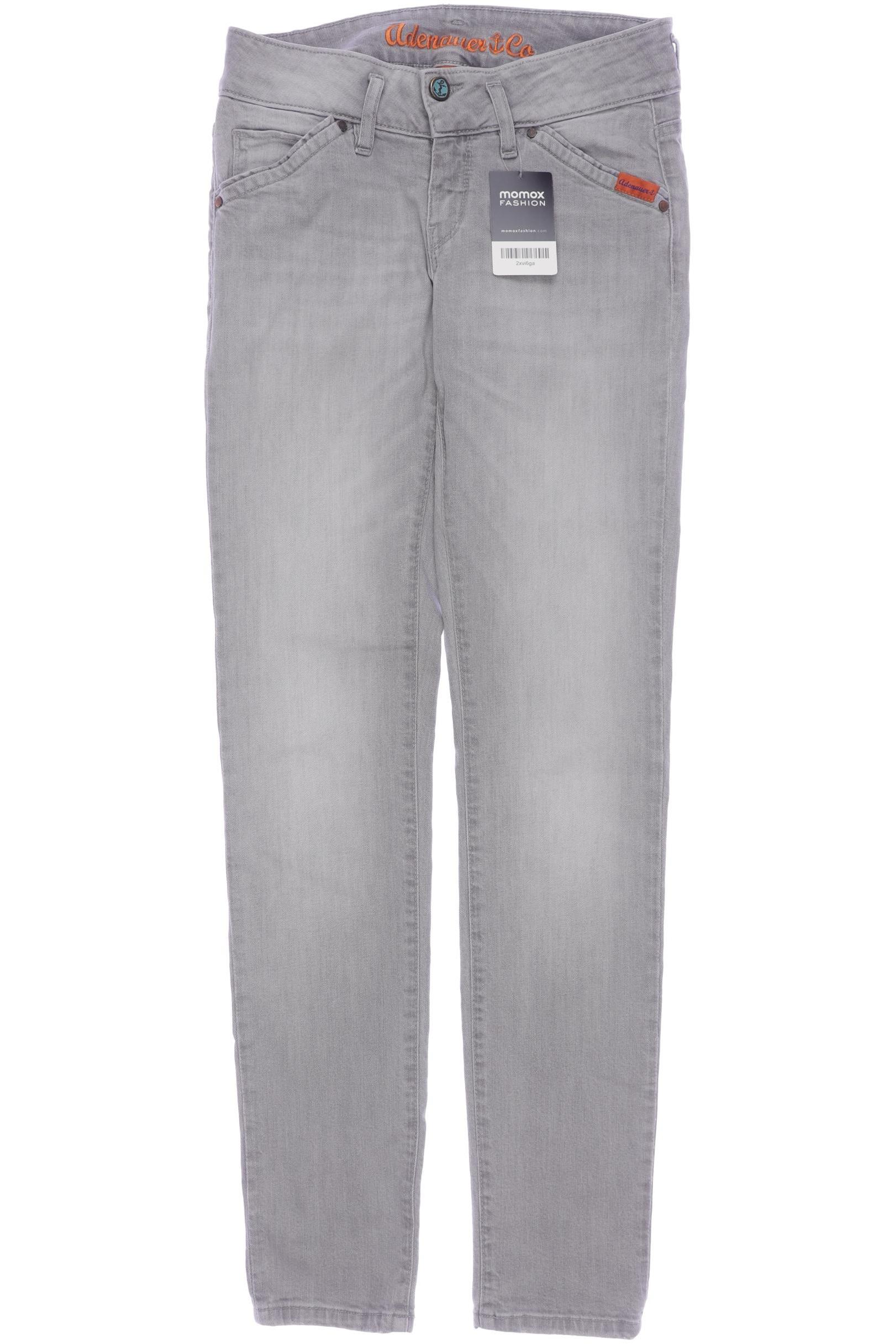 

Adenauer & Co Damen Jeans, grau, Gr. 26