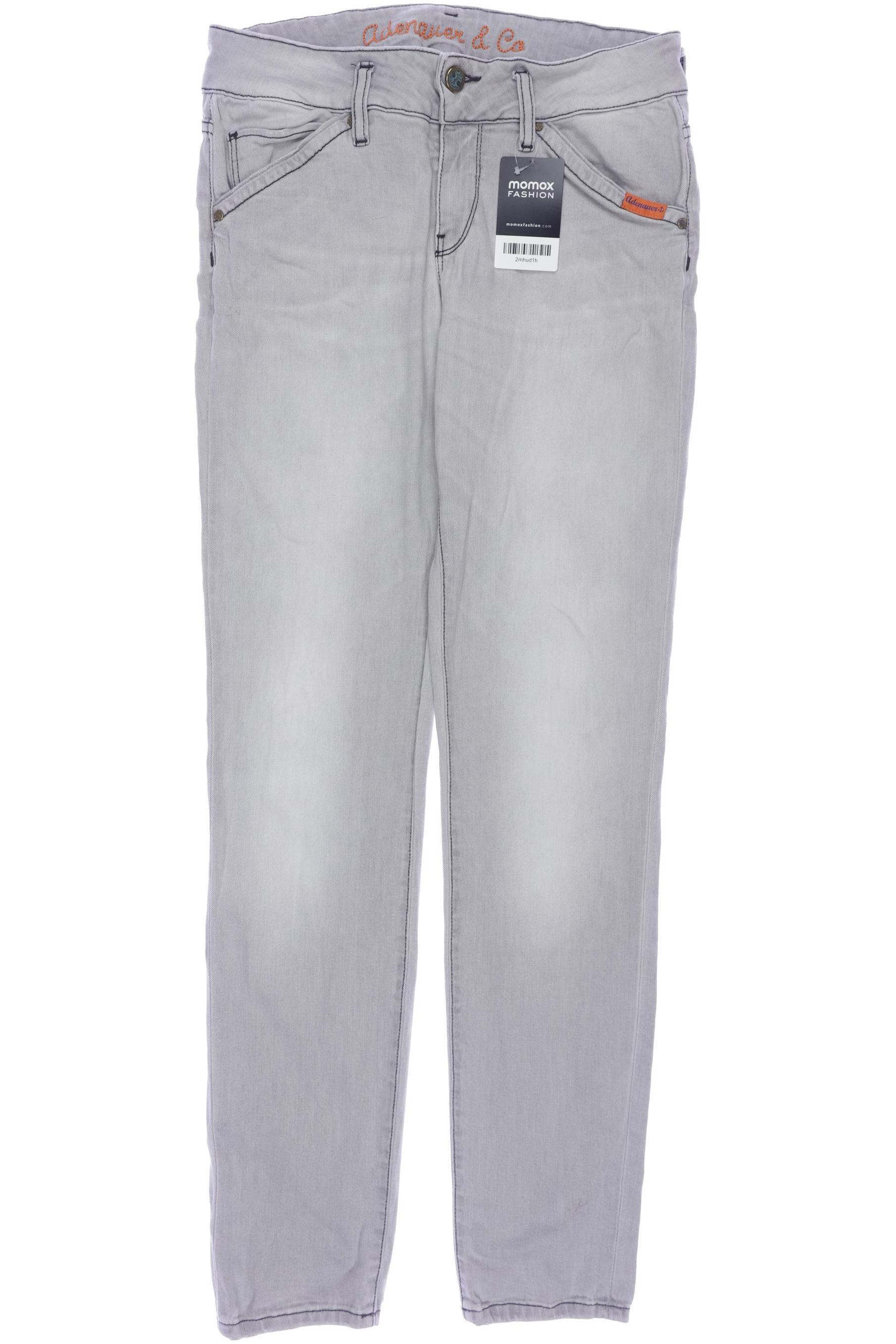 

Adenauer & Co Damen Jeans, grau, Gr. 29