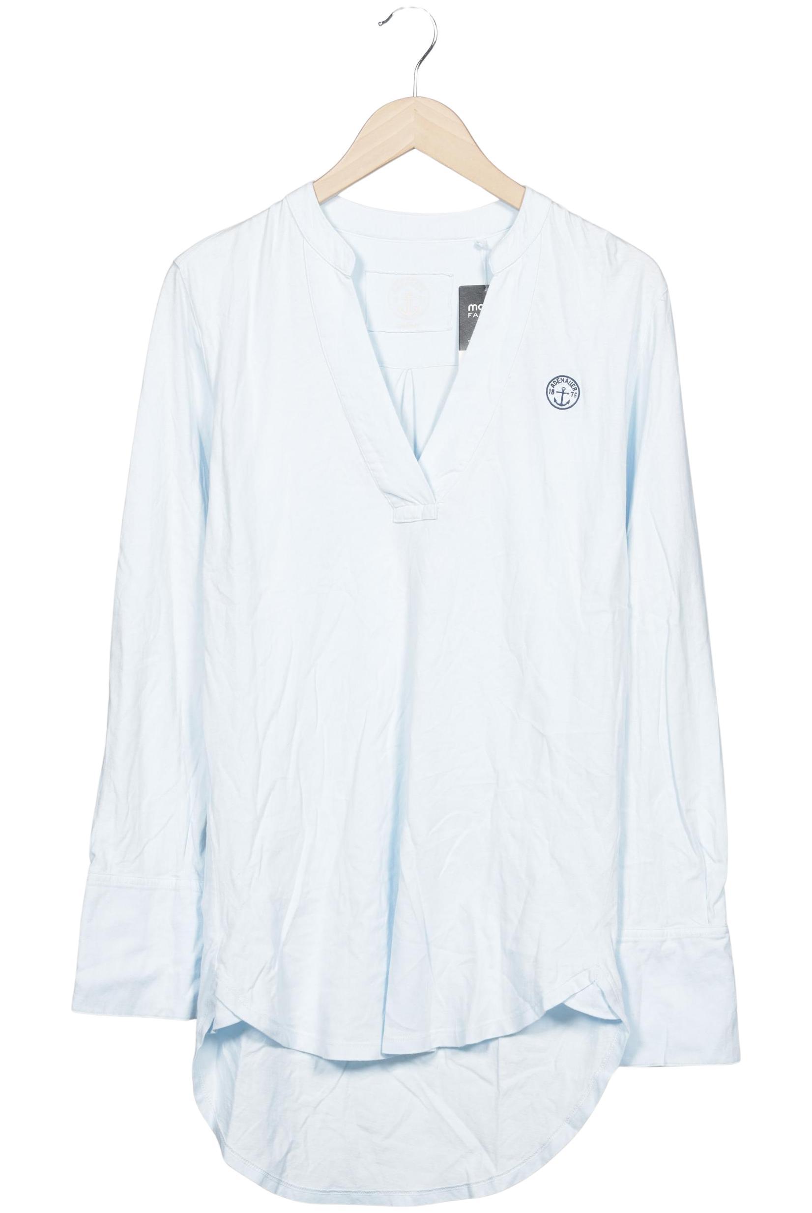 

Adenauer & Co Damen Langarmshirt, hellblau, Gr. 38