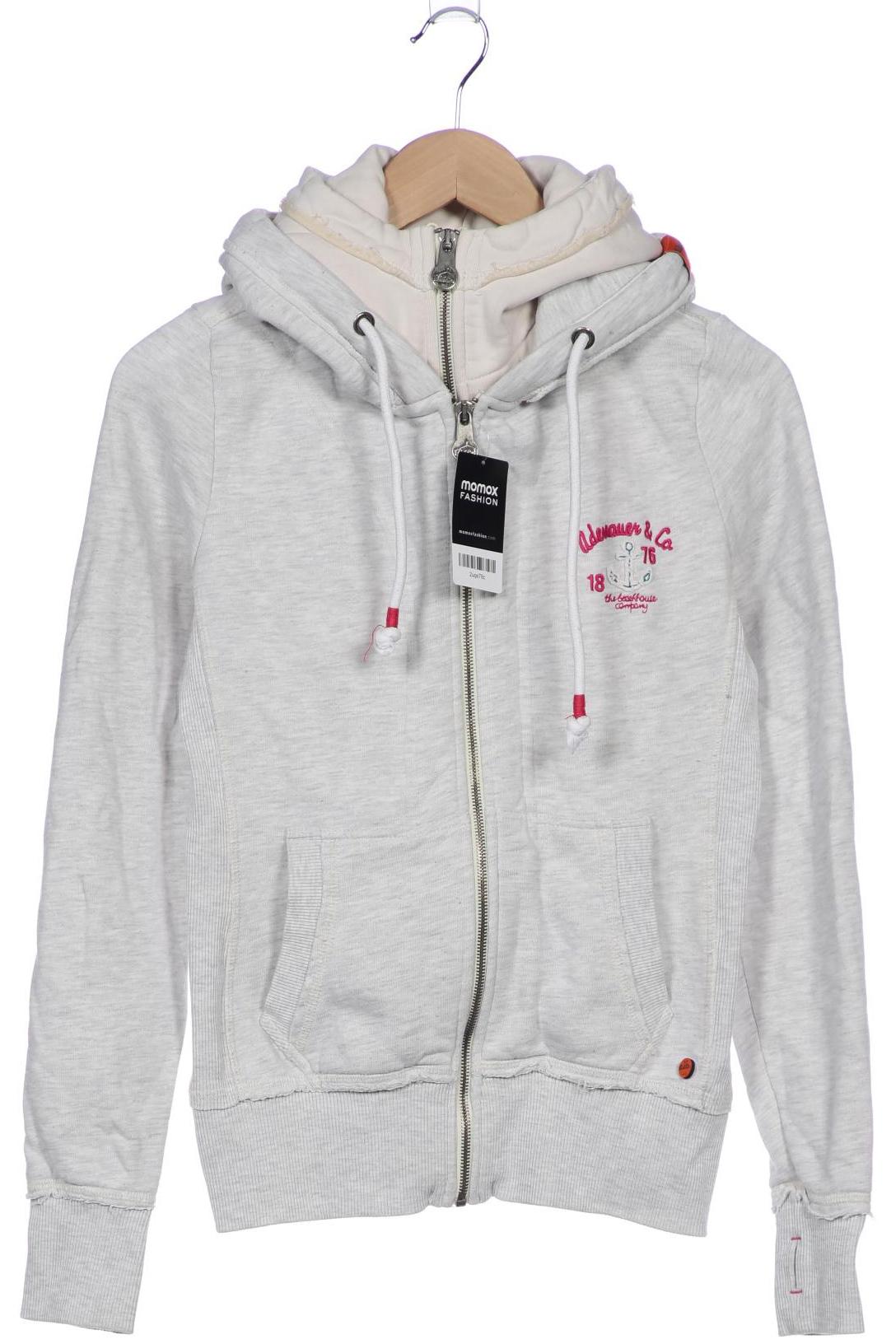 

Adenauer & Co Damen Kapuzenpullover, grau, Gr. 36