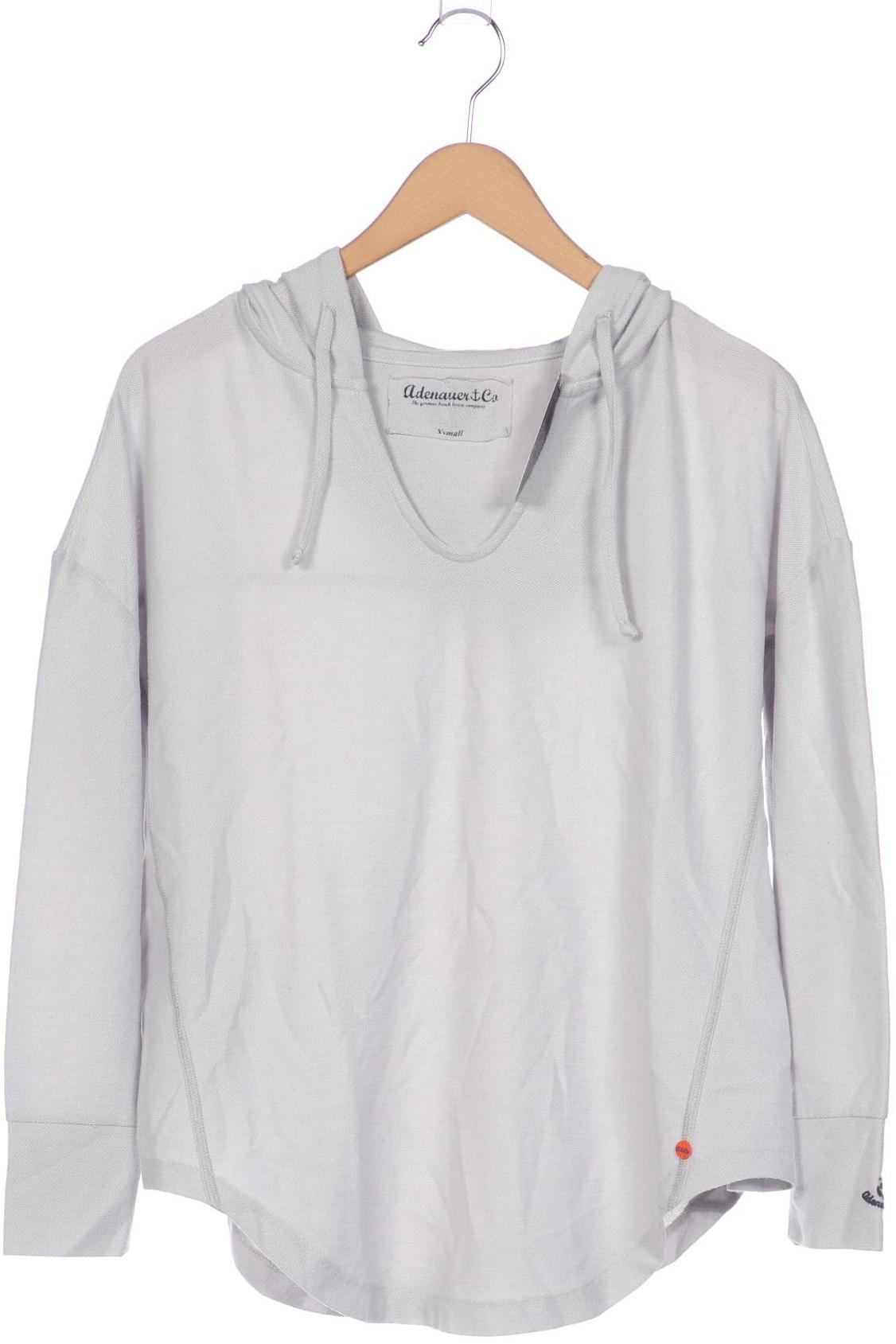 

Adenauer & Co Damen Kapuzenpullover, grau, Gr. 34