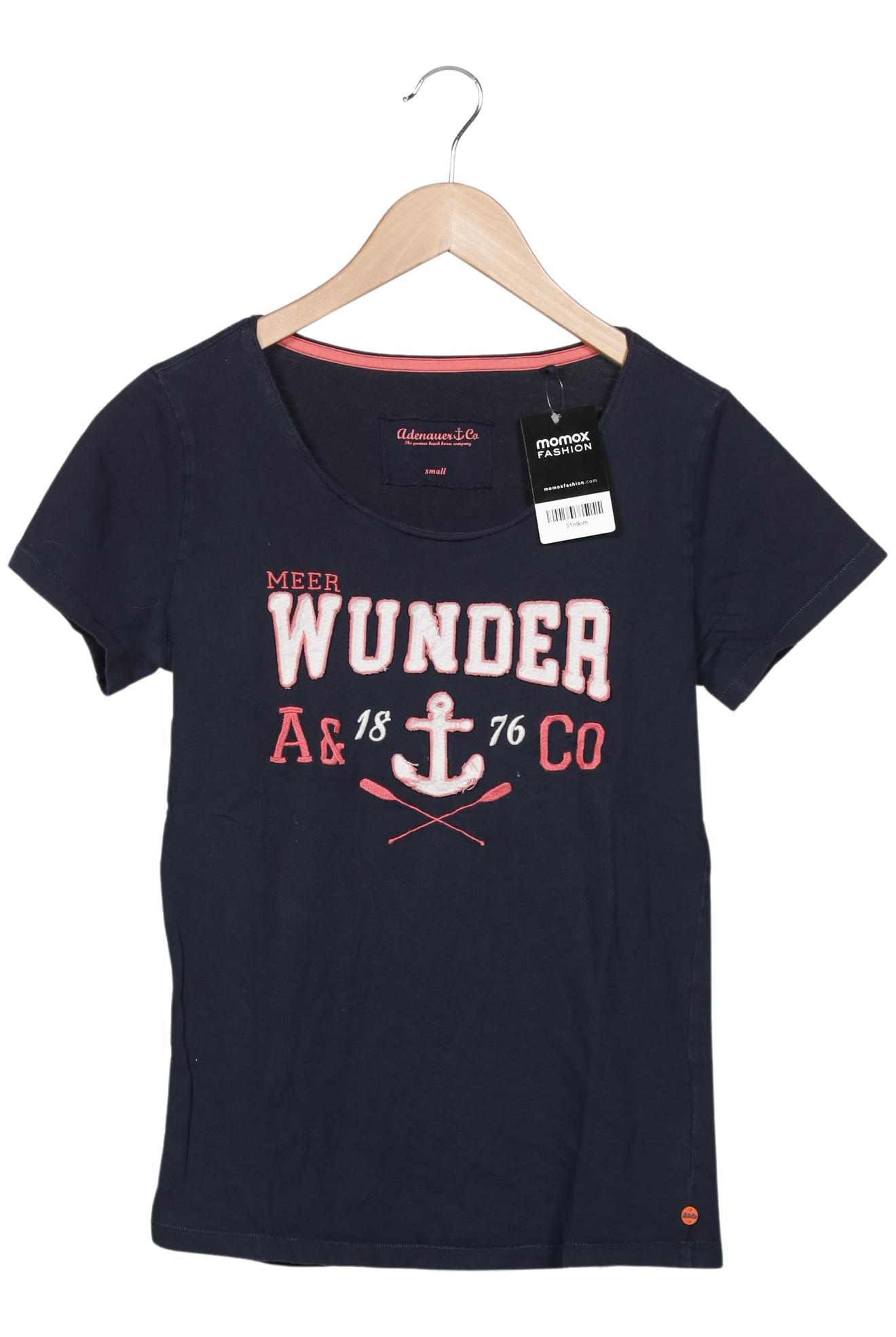 

Adenauer & Co Damen T-Shirt, marineblau, Gr. 36