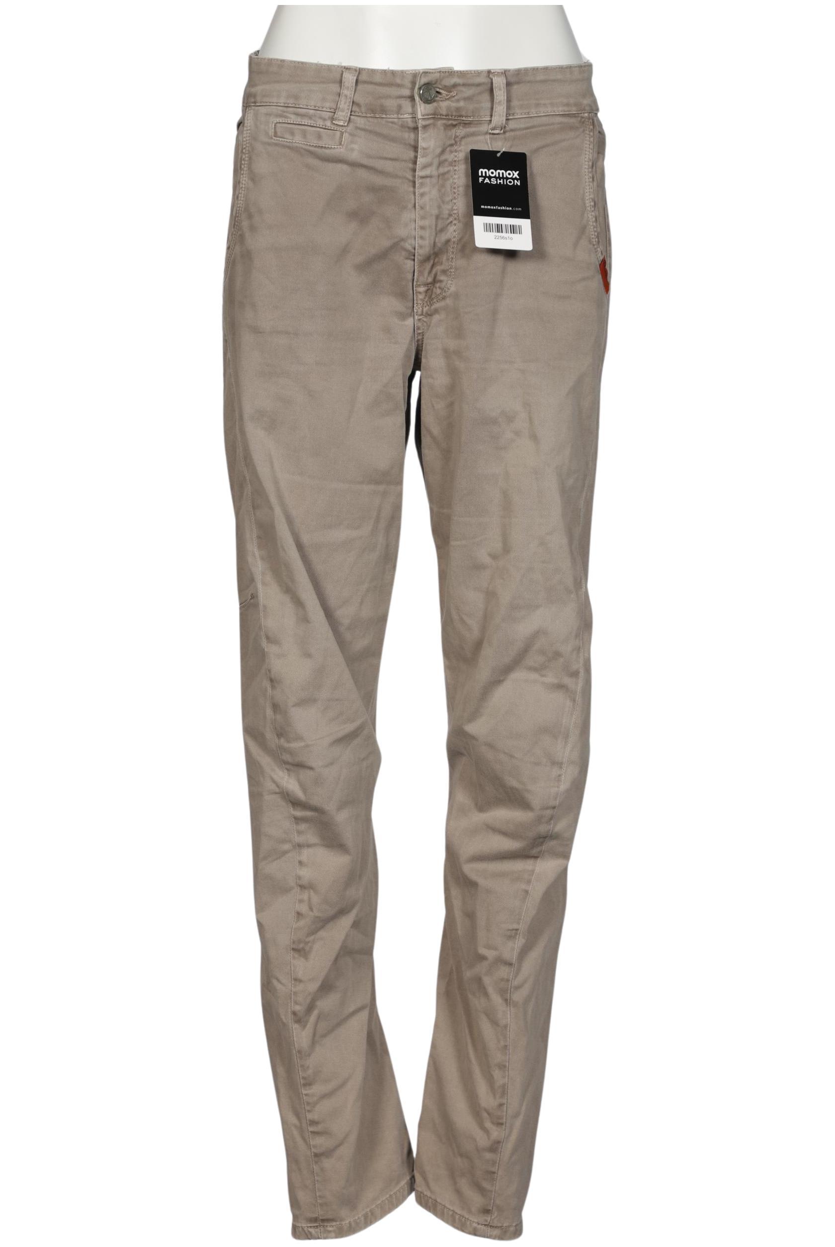 

Adenauer & Co Damen Jeans, beige, Gr. 28