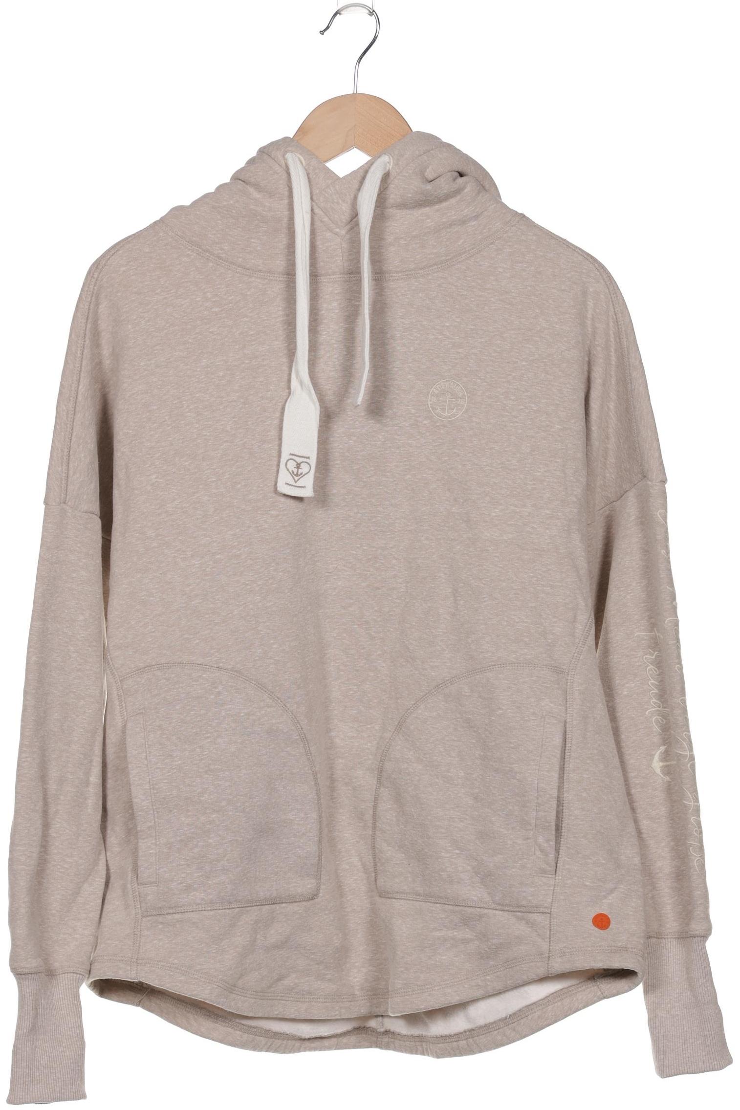 

Adenauer & Co Damen Kapuzenpullover, beige, Gr. 38