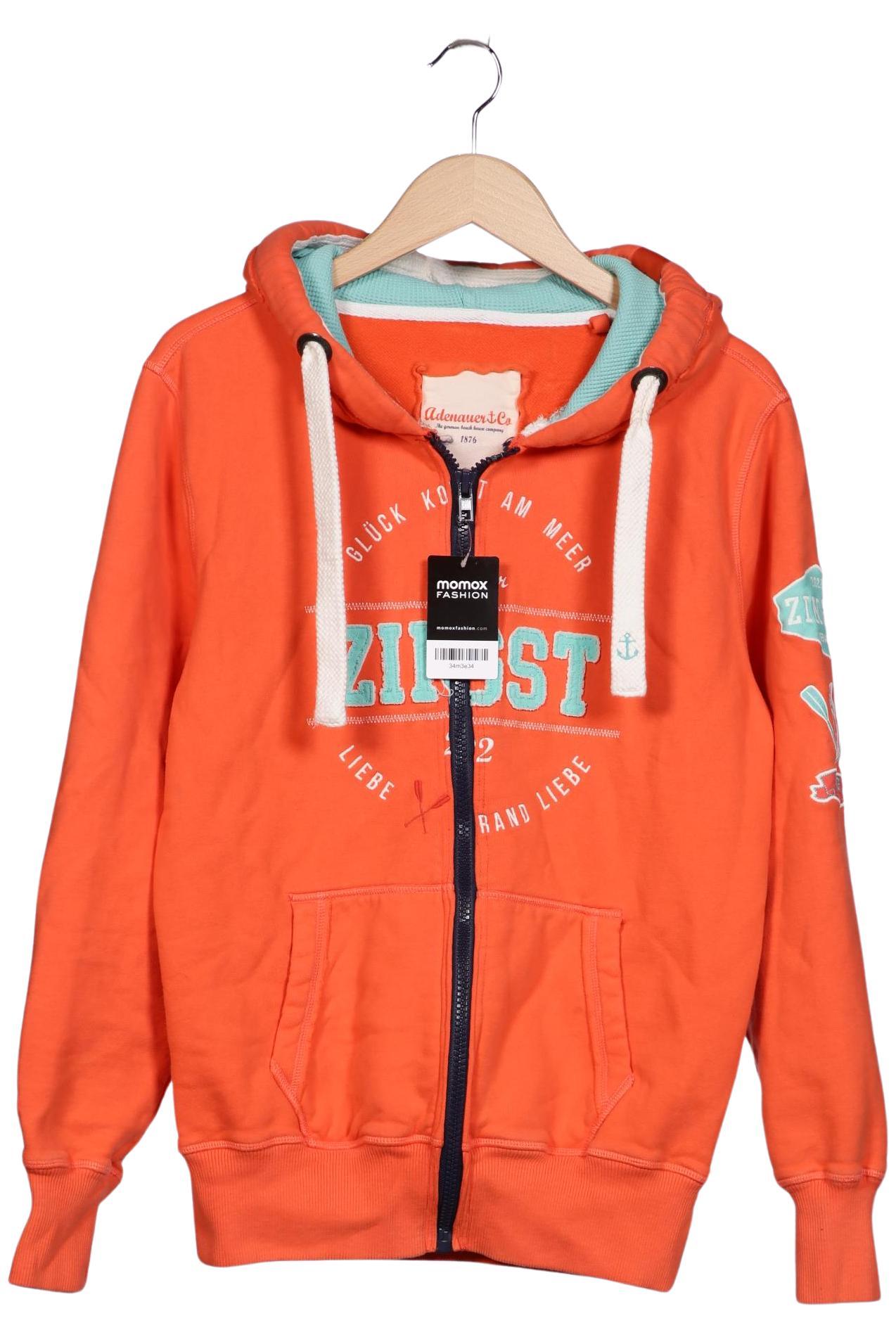 

Adenauer & Co Damen Kapuzenpullover, orange, Gr. 38