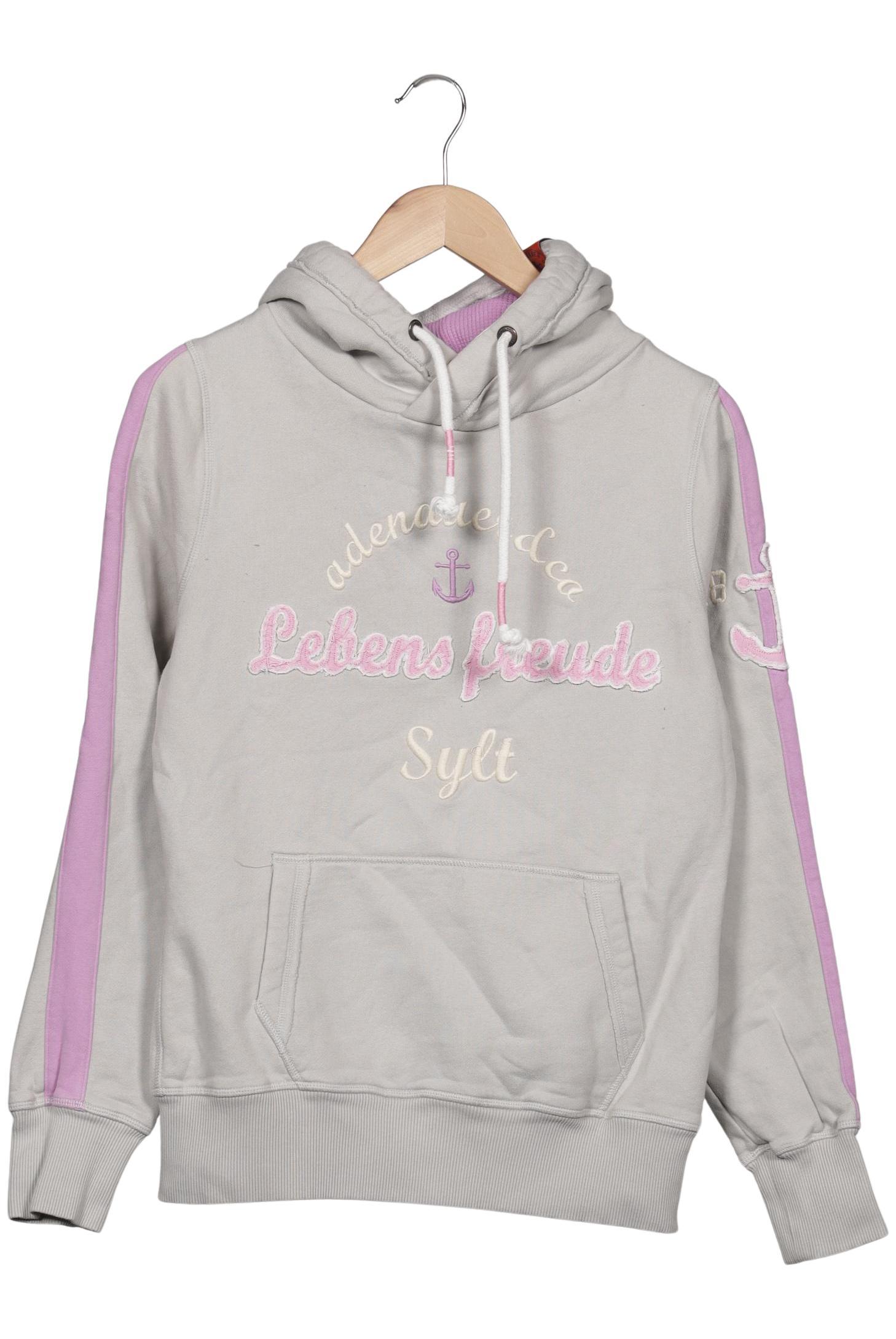 

Adenauer & Co Damen Kapuzenpullover, grau, Gr. 38