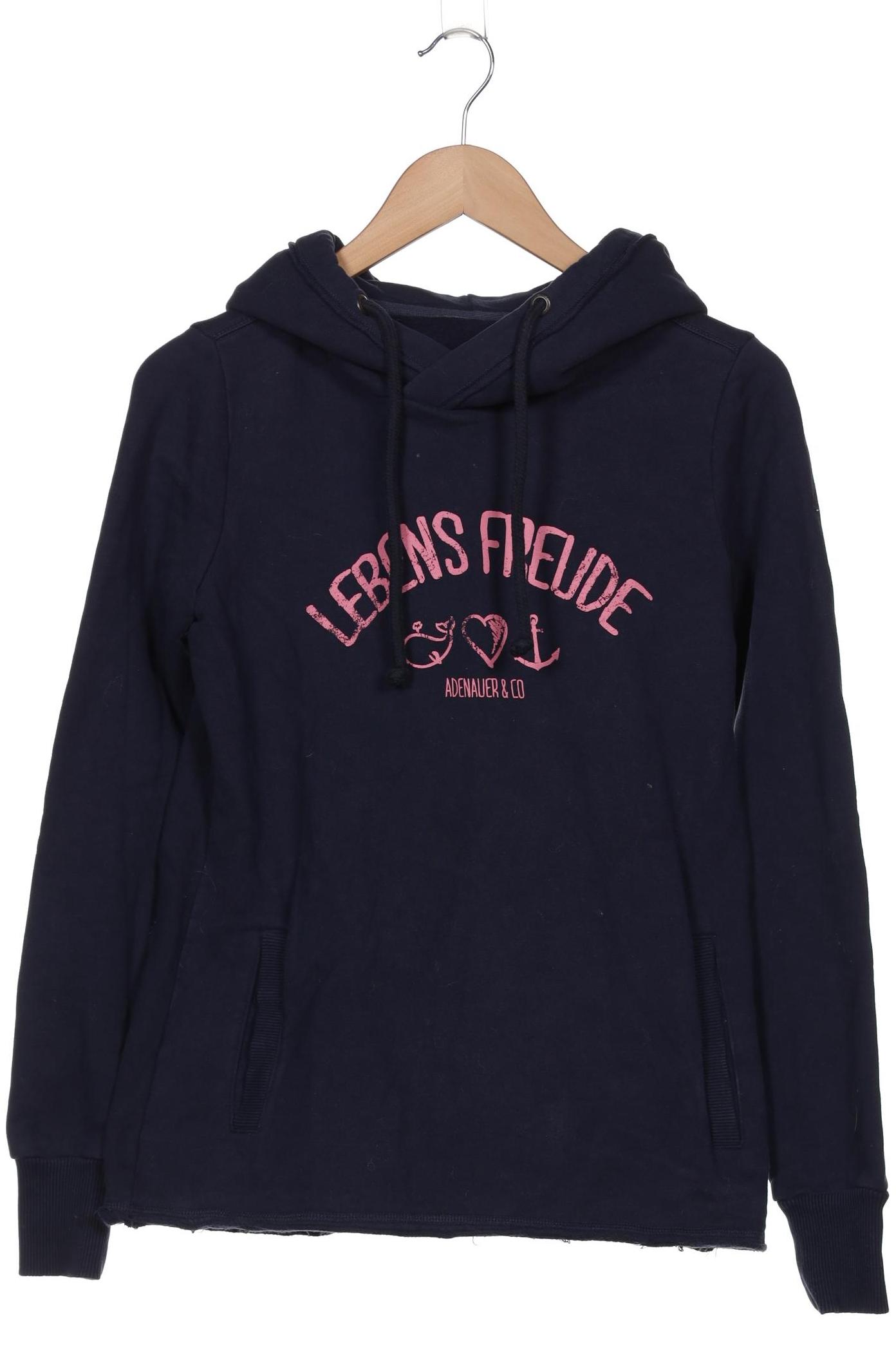 

Adenauer & Co Damen Kapuzenpullover, marineblau, Gr. 34