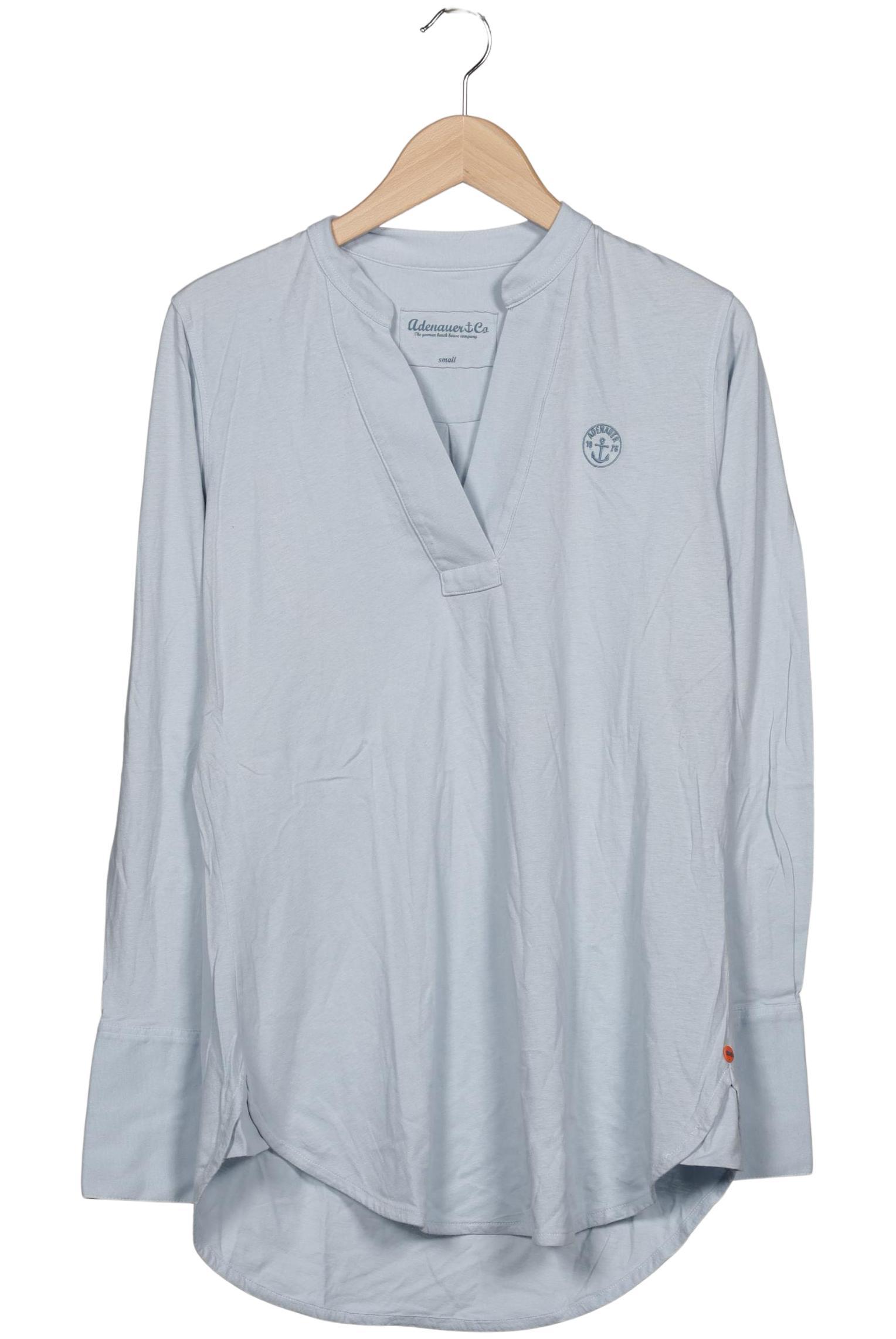 

Adenauer & Co Damen Langarmshirt, hellblau, Gr. 36
