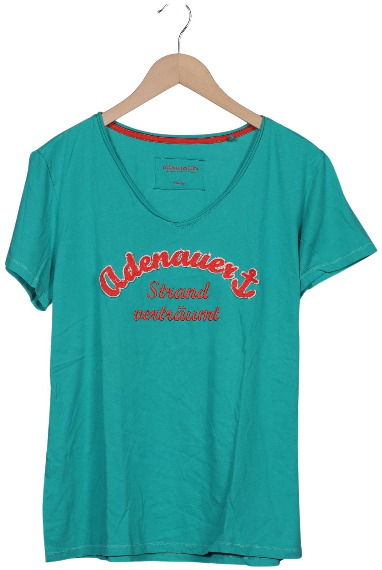 

Adenauer & Co Damen T-Shirt, türkis, Gr. 44