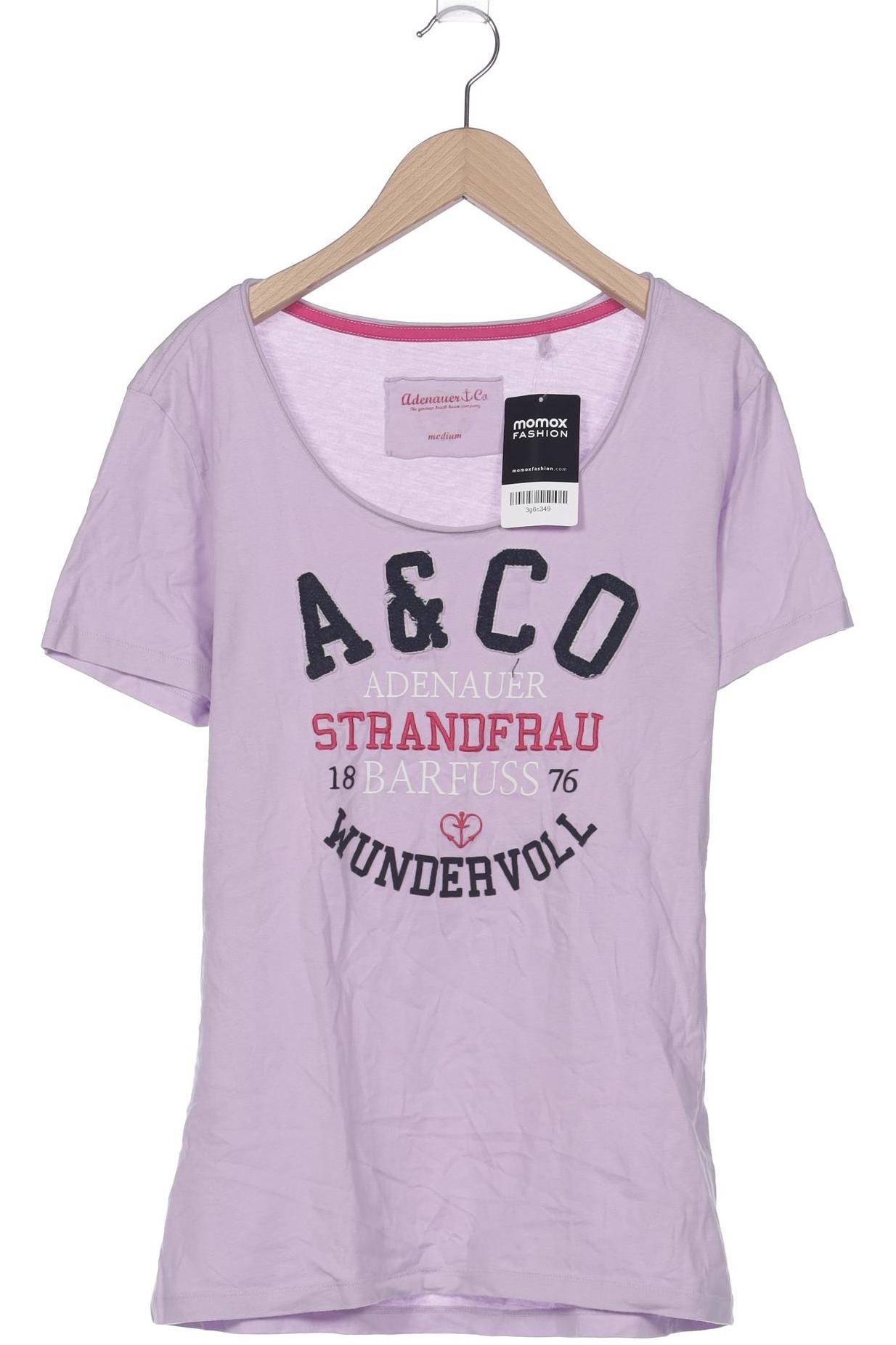 

Adenauer & Co Damen T-Shirt, flieder, Gr. 38