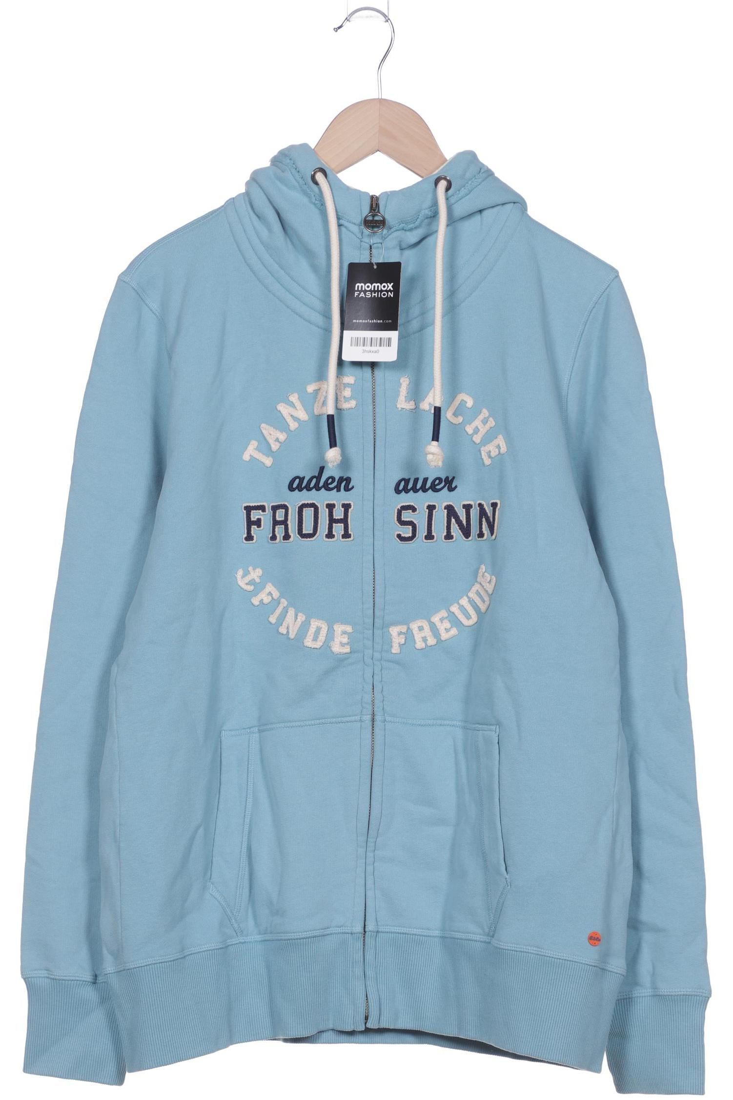 

Adenauer & Co Damen Kapuzenpullover, hellblau, Gr. 46