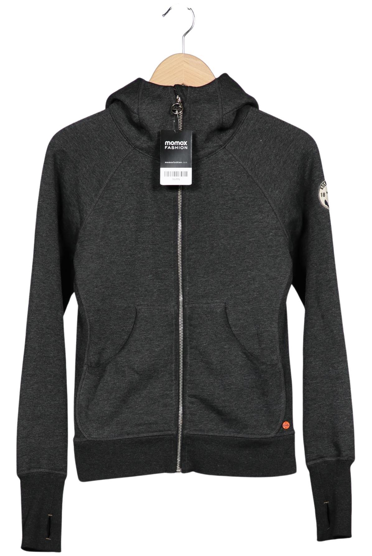 

Adenauer & Co Damen Kapuzenpullover, grau, Gr. 34