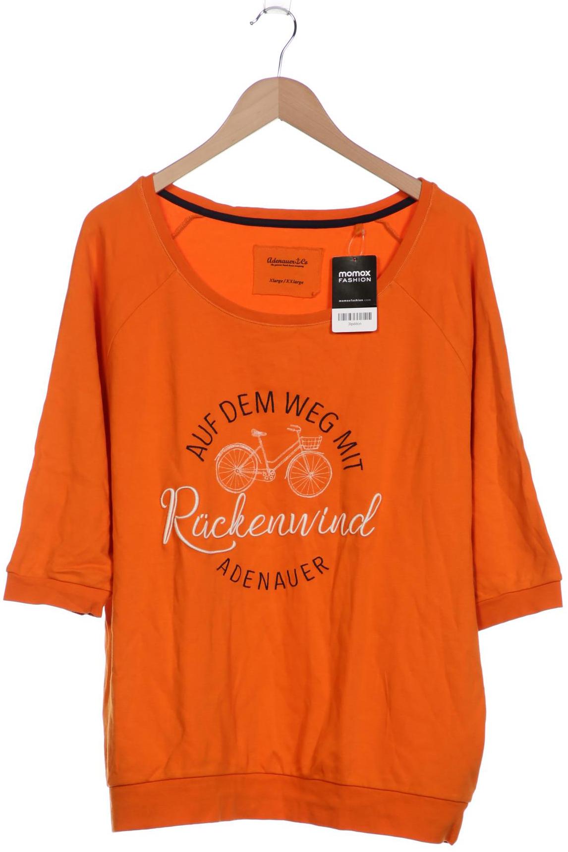 

Adenauer & Co Damen Langarmshirt, orange, Gr. 44