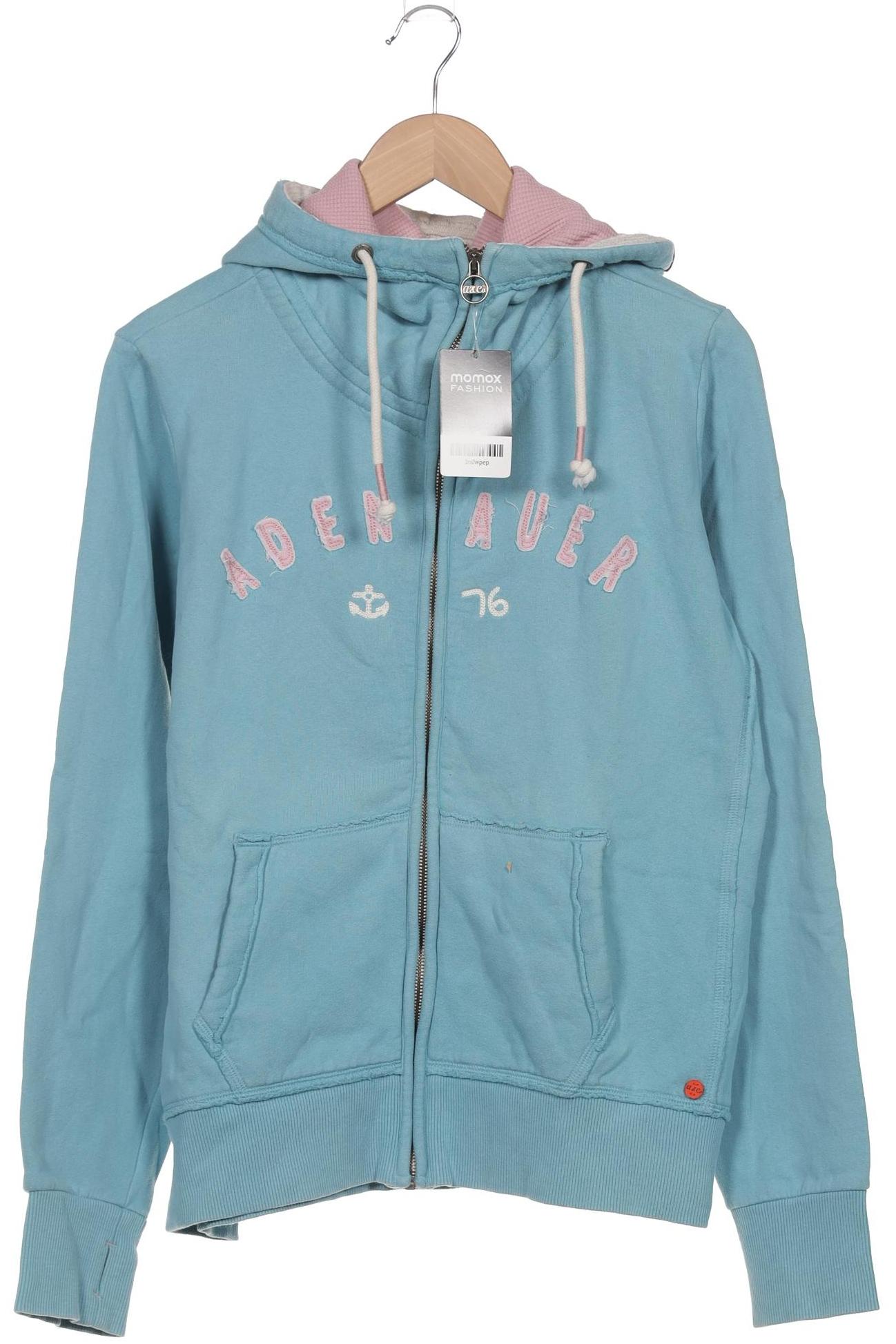 

Adenauer & Co Damen Kapuzenpullover, blau, Gr. 44