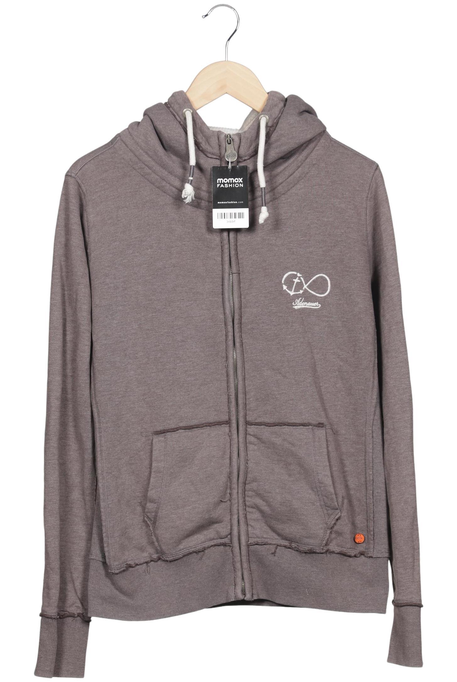 

Adenauer & Co Damen Kapuzenpullover, grau, Gr. 38