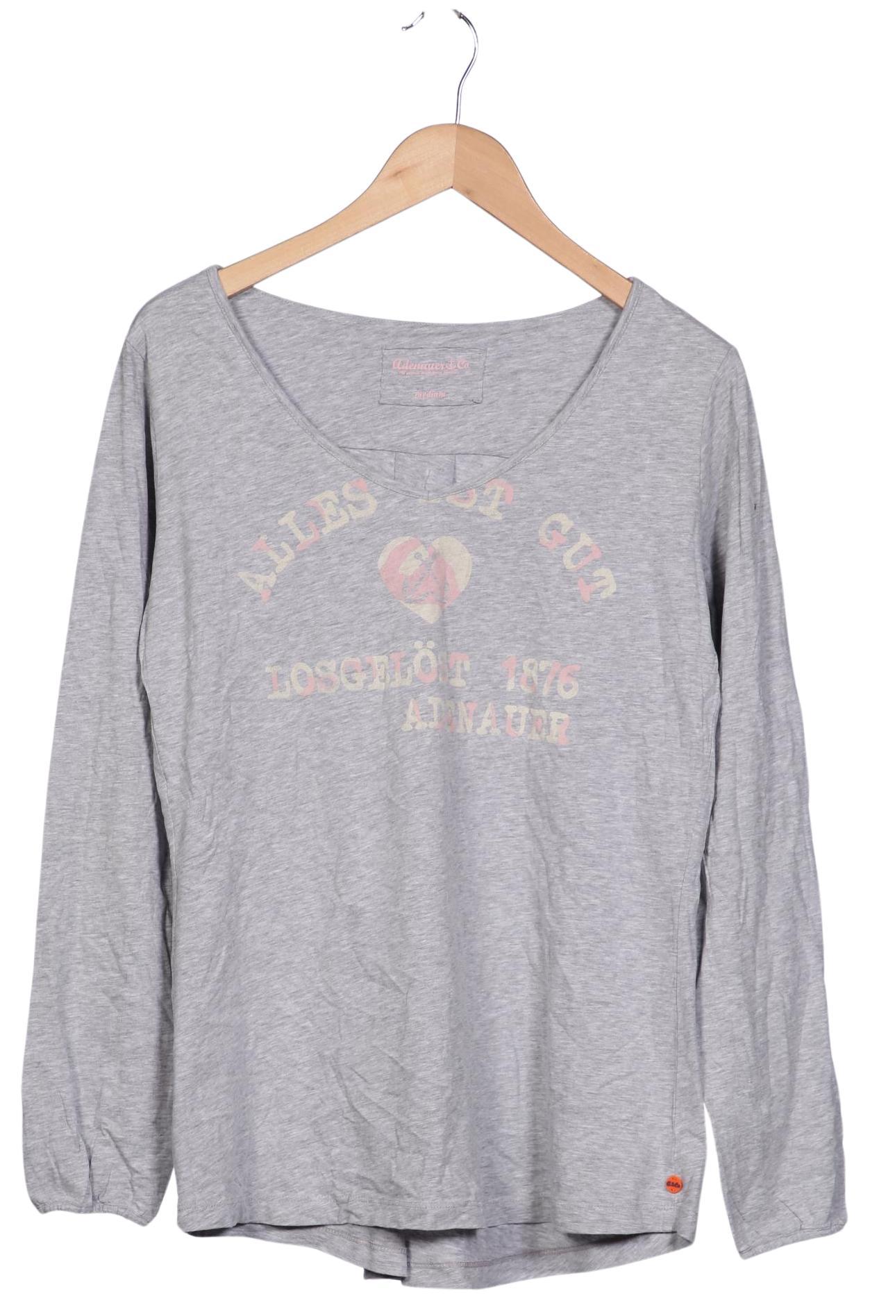 

Adenauer & Co Damen Langarmshirt, grau, Gr. 38