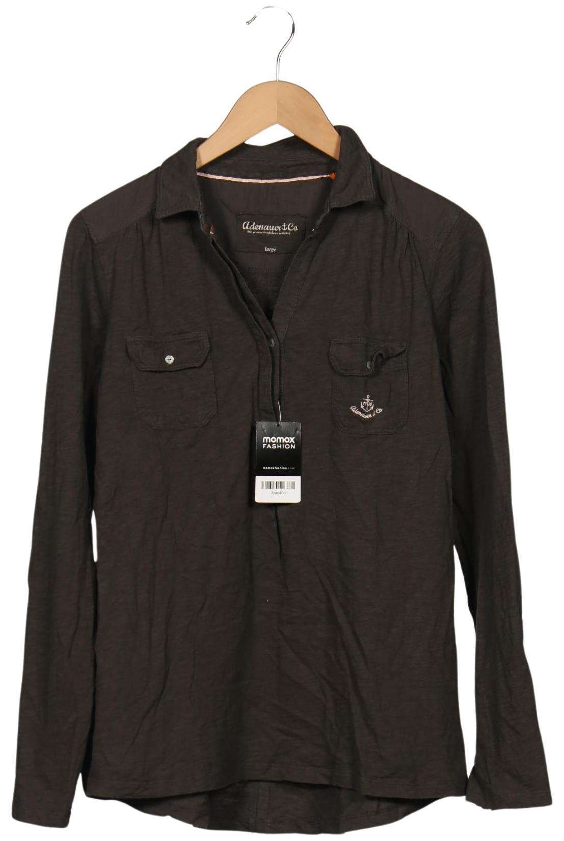 

Adenauer & Co Damen Poloshirt, grau, Gr. 42