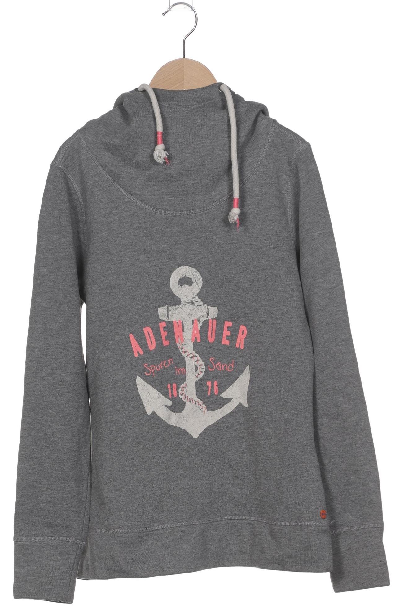 

Adenauer & Co Damen Kapuzenpullover, grau, Gr. 38