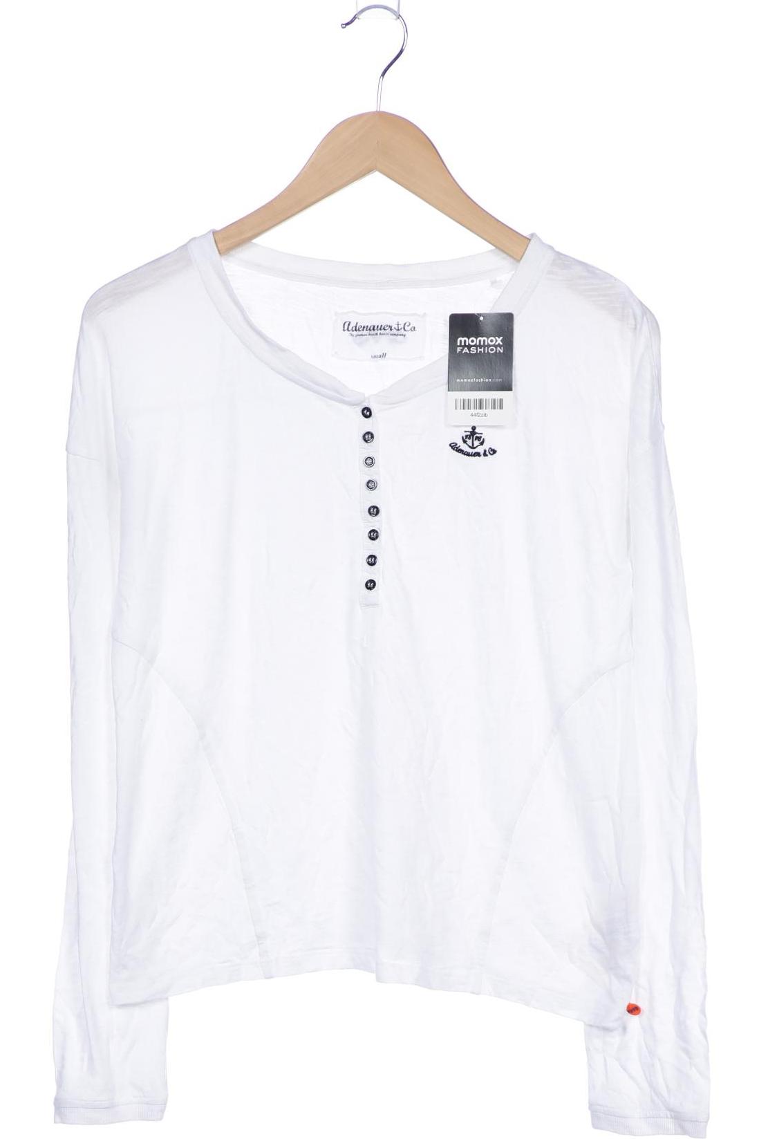 

Adenauer & Co Damen Langarmshirt, weiß, Gr. 36