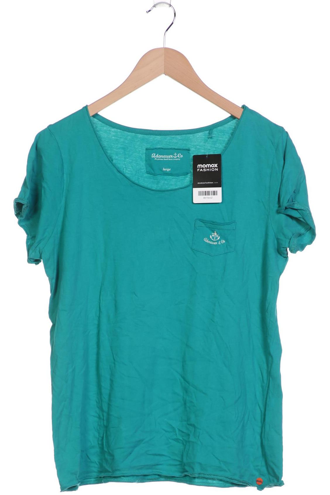 

Adenauer & Co Damen T-Shirt, türkis, Gr. 42