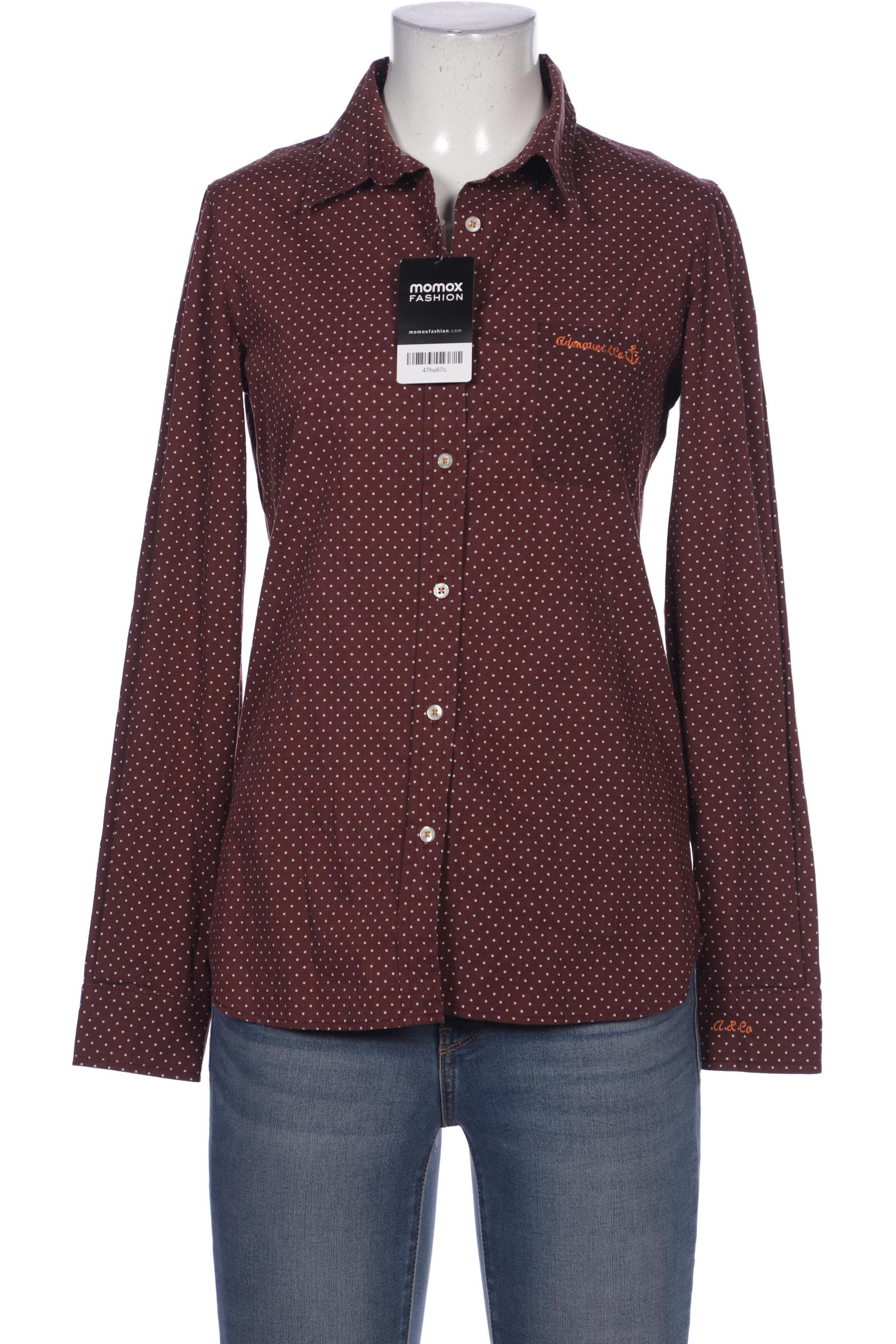 

Adenauer & Co Damen Bluse, bordeaux, Gr. 36