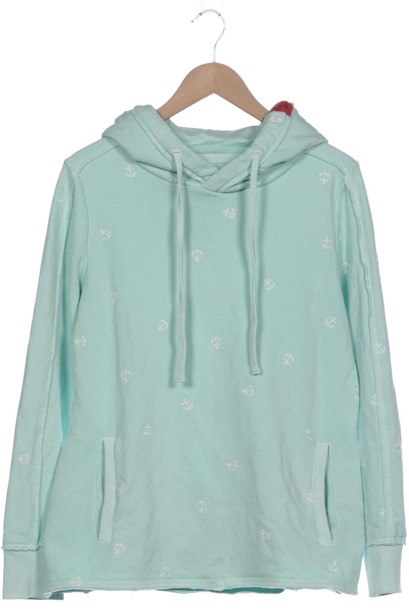 

Adenauer & Co Damen Kapuzenpullover, türkis, Gr. 42