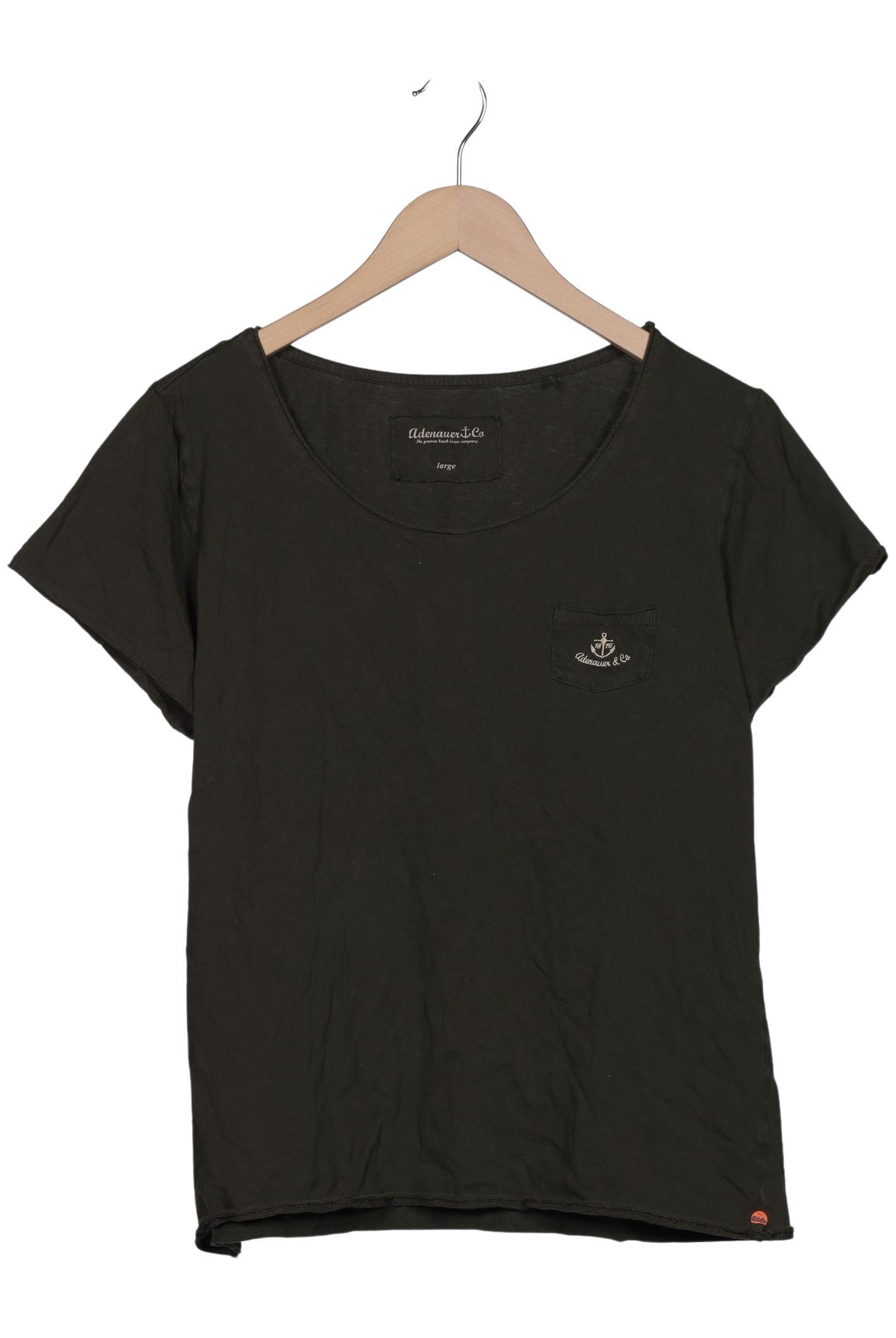

Adenauer & Co Damen T-Shirt, grün, Gr. 42