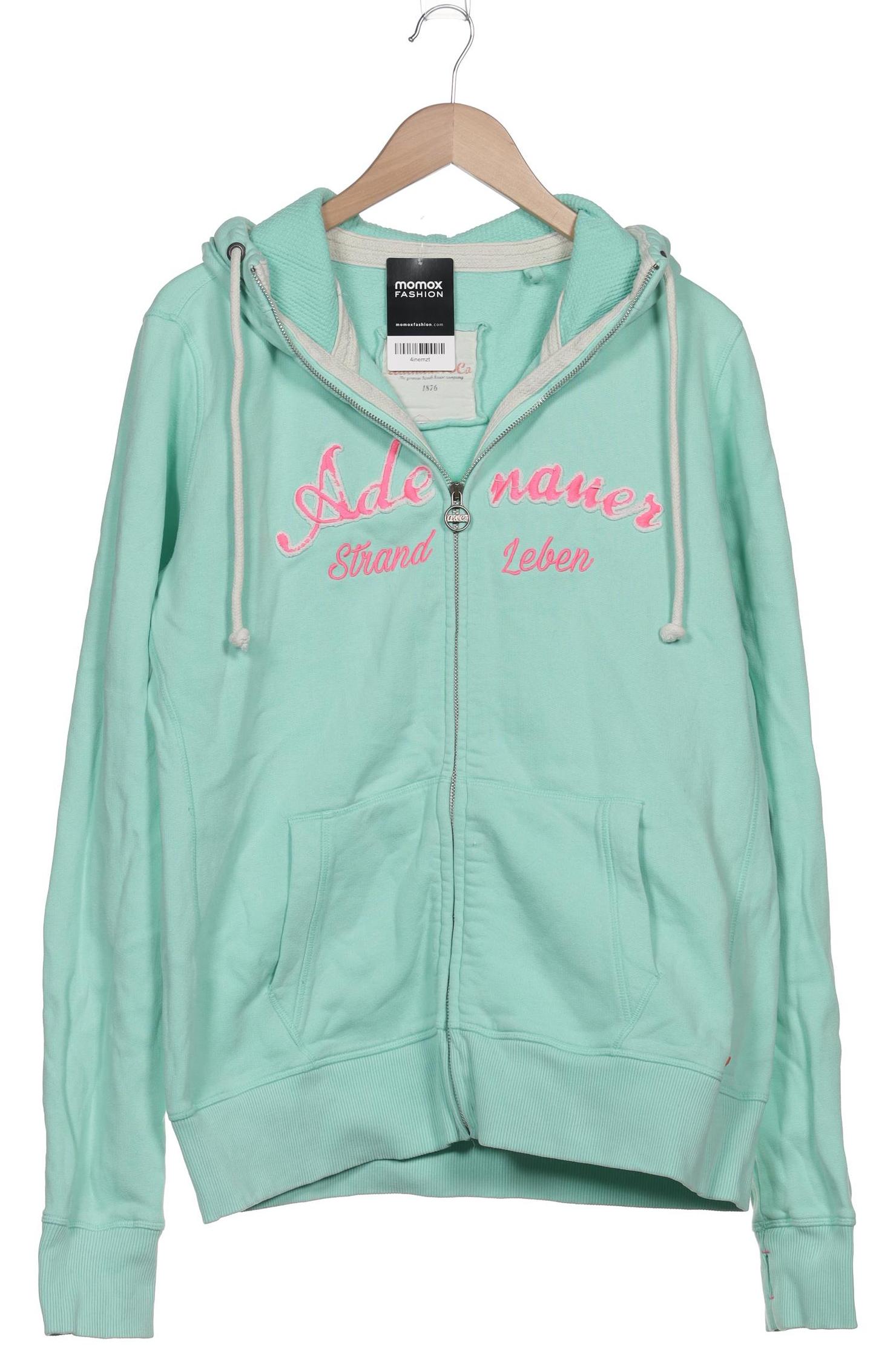 

Adenauer & Co Damen Kapuzenpullover, türkis, Gr. 42