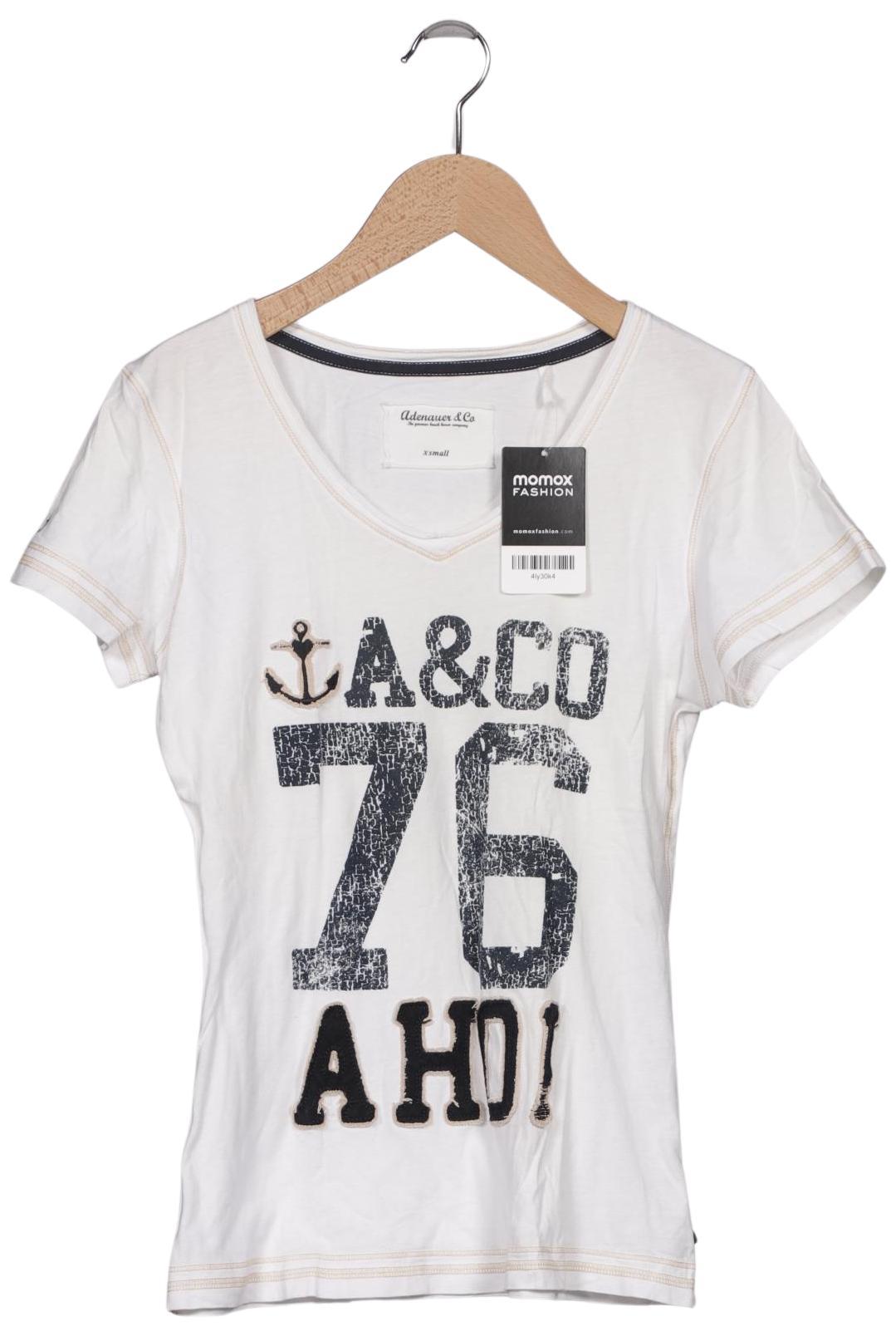 

Adenauer & Co Damen T-Shirt, weiß, Gr. 34