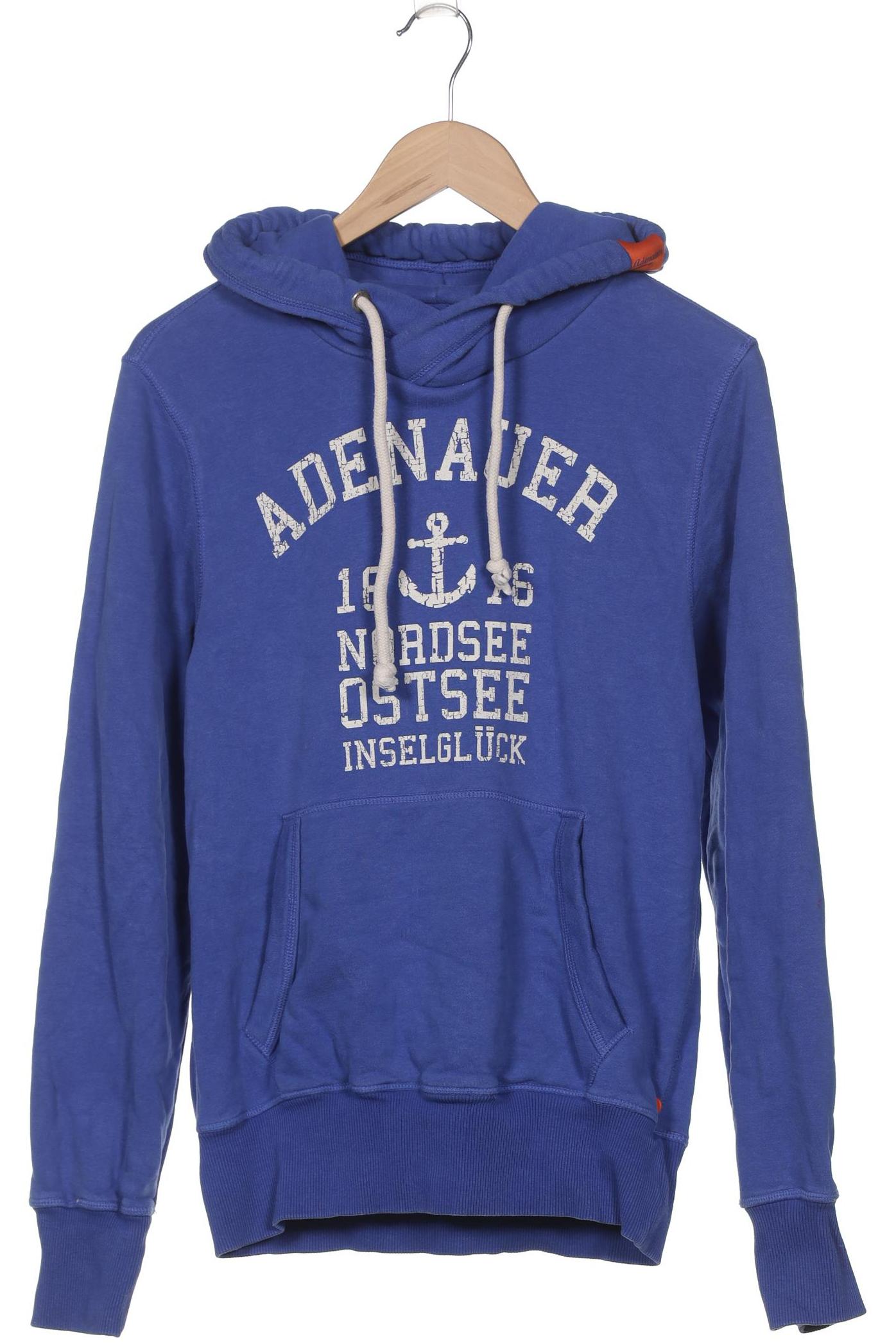 

Adenauer & Co Damen Kapuzenpullover, blau, Gr. 36