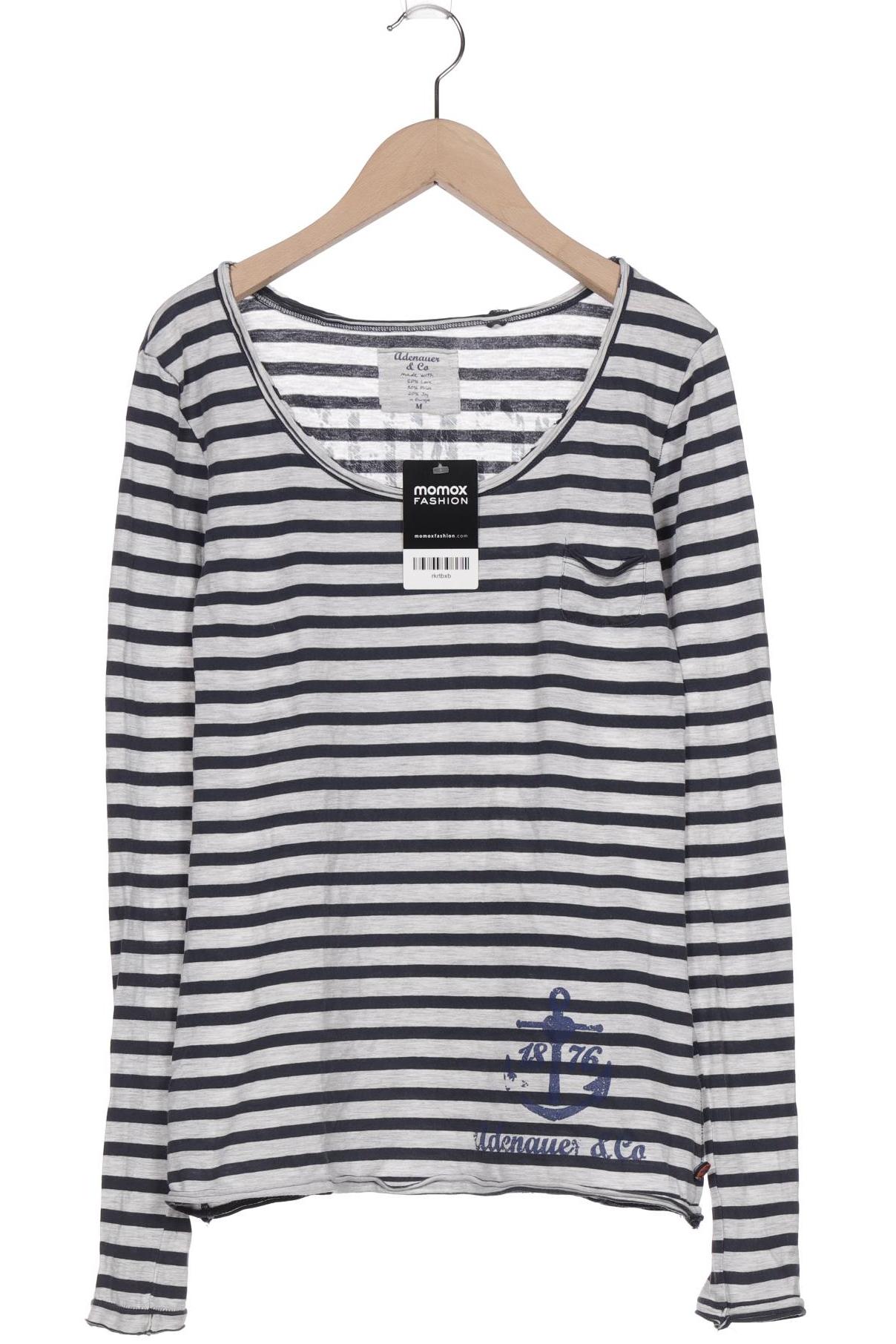 

Adenauer & Co Damen Langarmshirt, weiß, Gr. 38