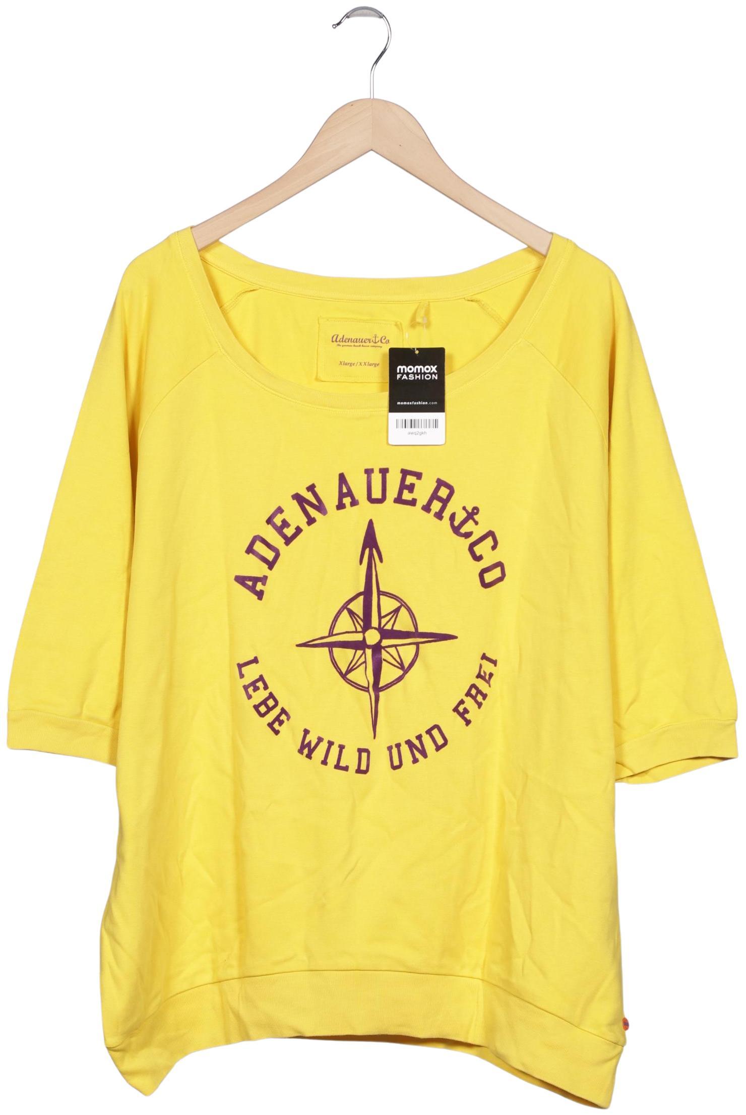 

Adenauer & Co Damen T-Shirt, gelb, Gr. 44