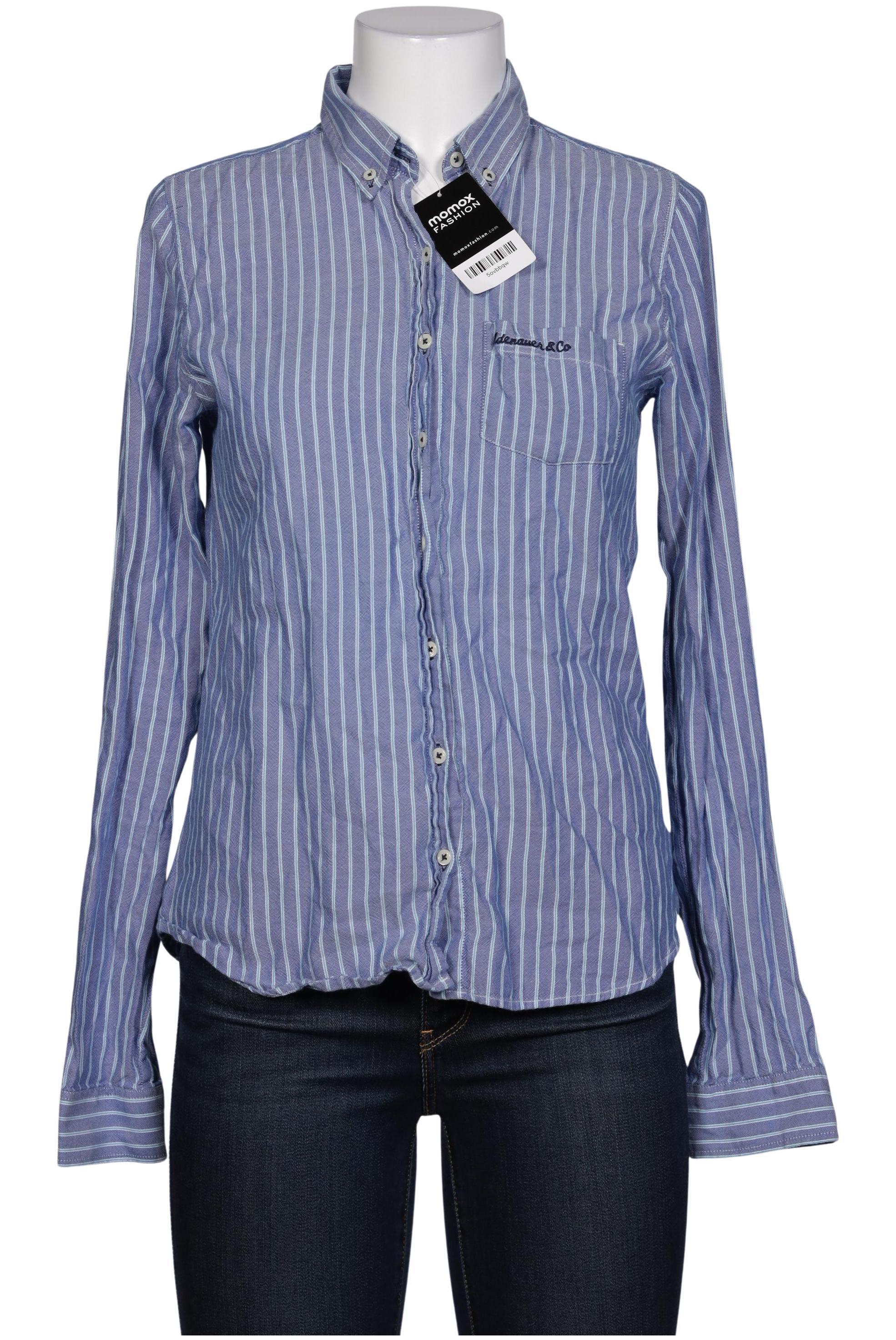 

Adenauer & Co Damen Bluse, blau, Gr. 42