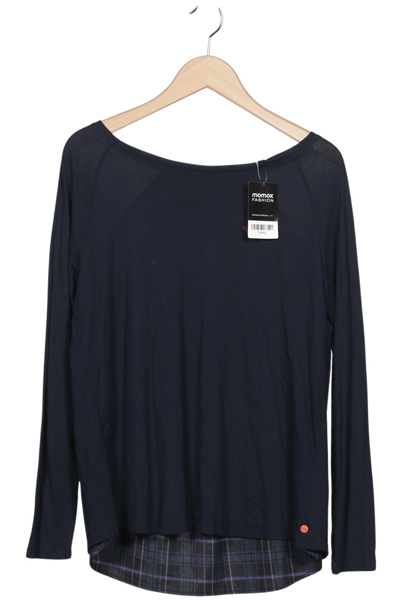 

Adenauer & Co Damen Langarmshirt, marineblau, Gr. 36