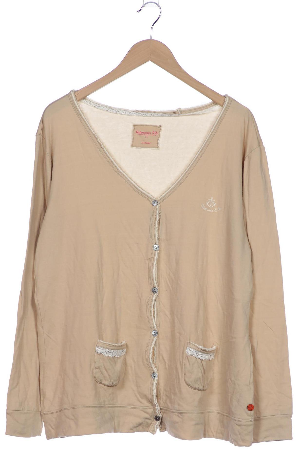 

Adenauer & Co Damen Sweatshirt, beige, Gr. 46
