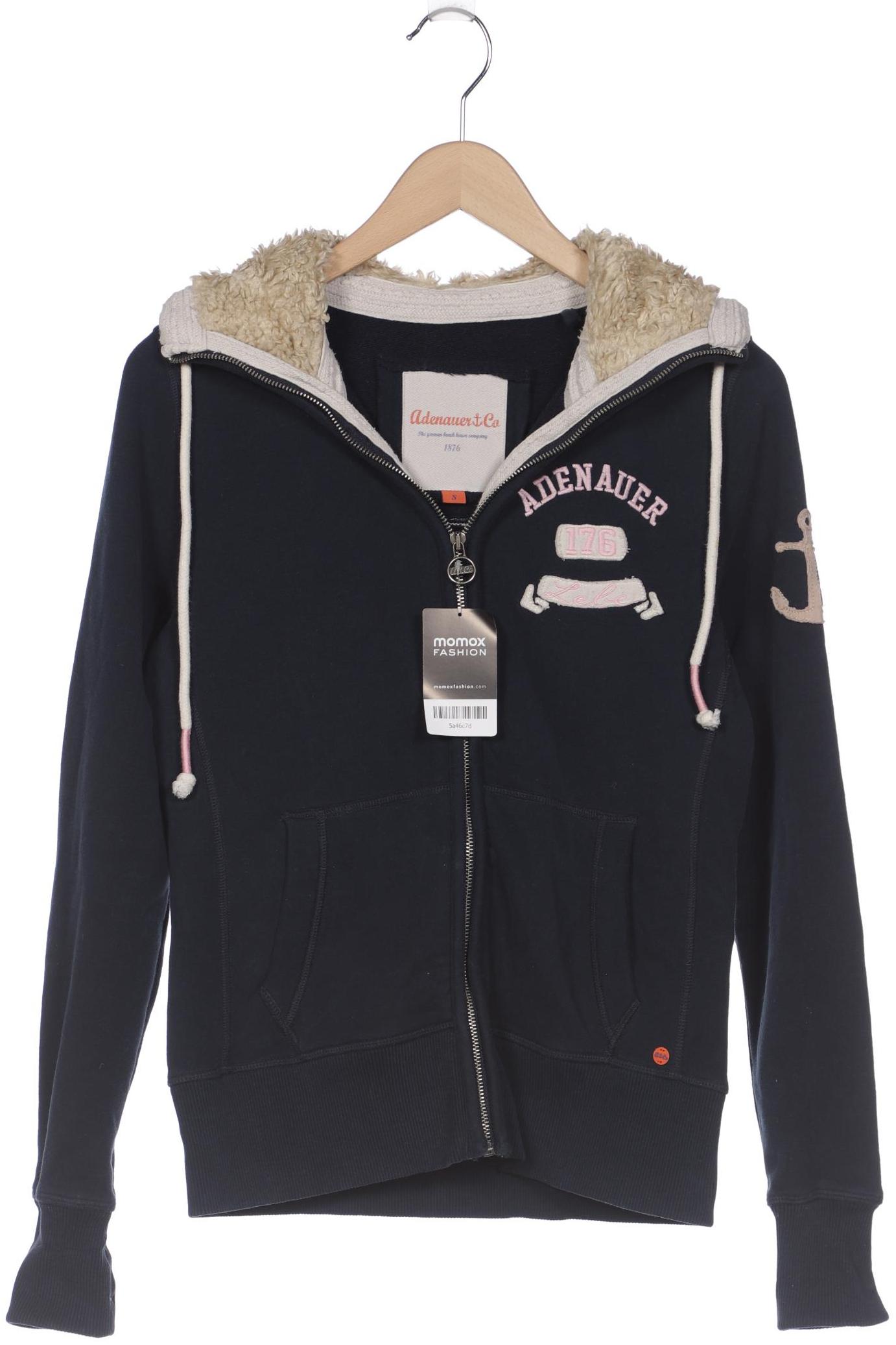 

Adenauer & Co Damen Kapuzenpullover, marineblau, Gr. 36