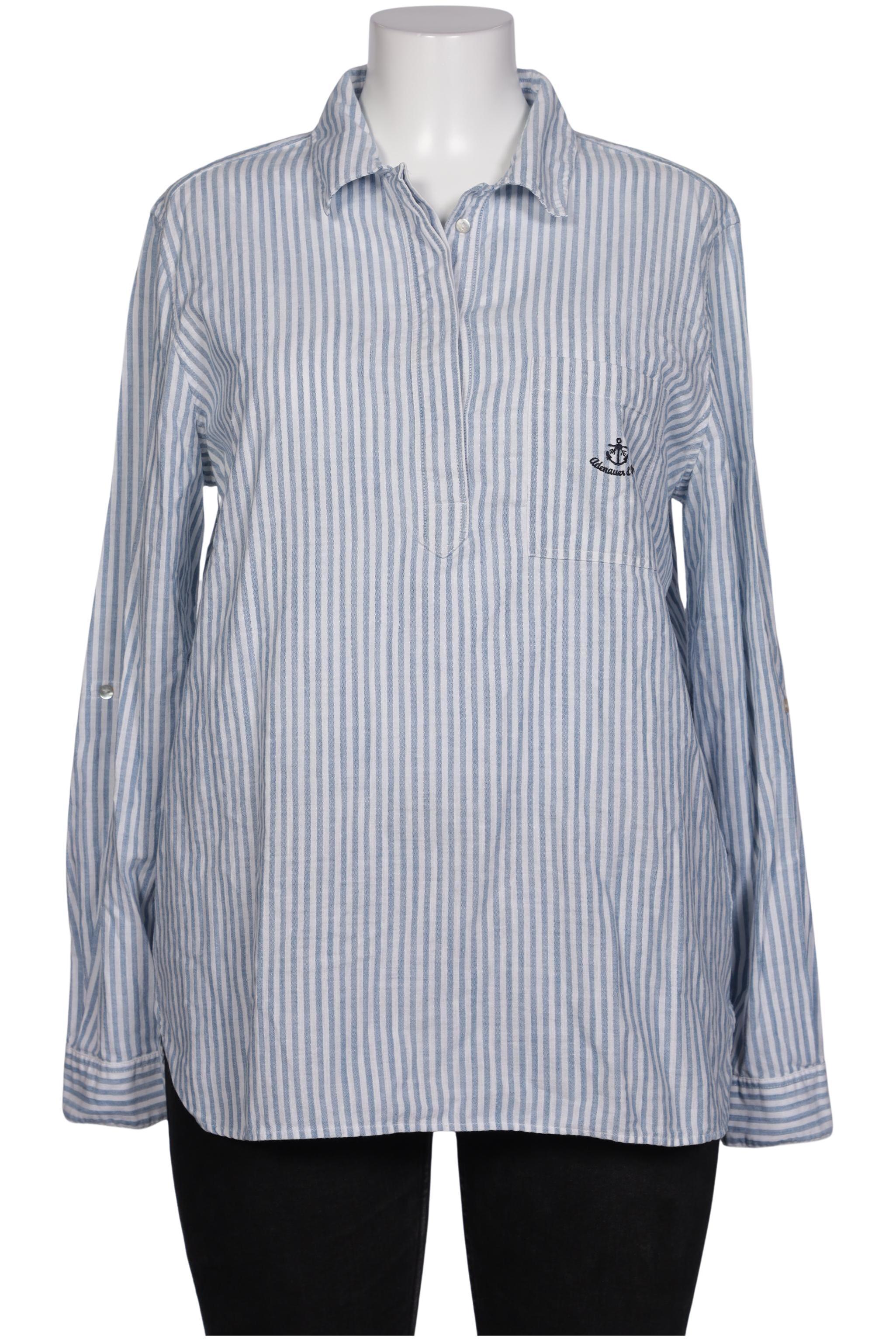 

Adenauer & Co Damen Bluse, blau, Gr. 42