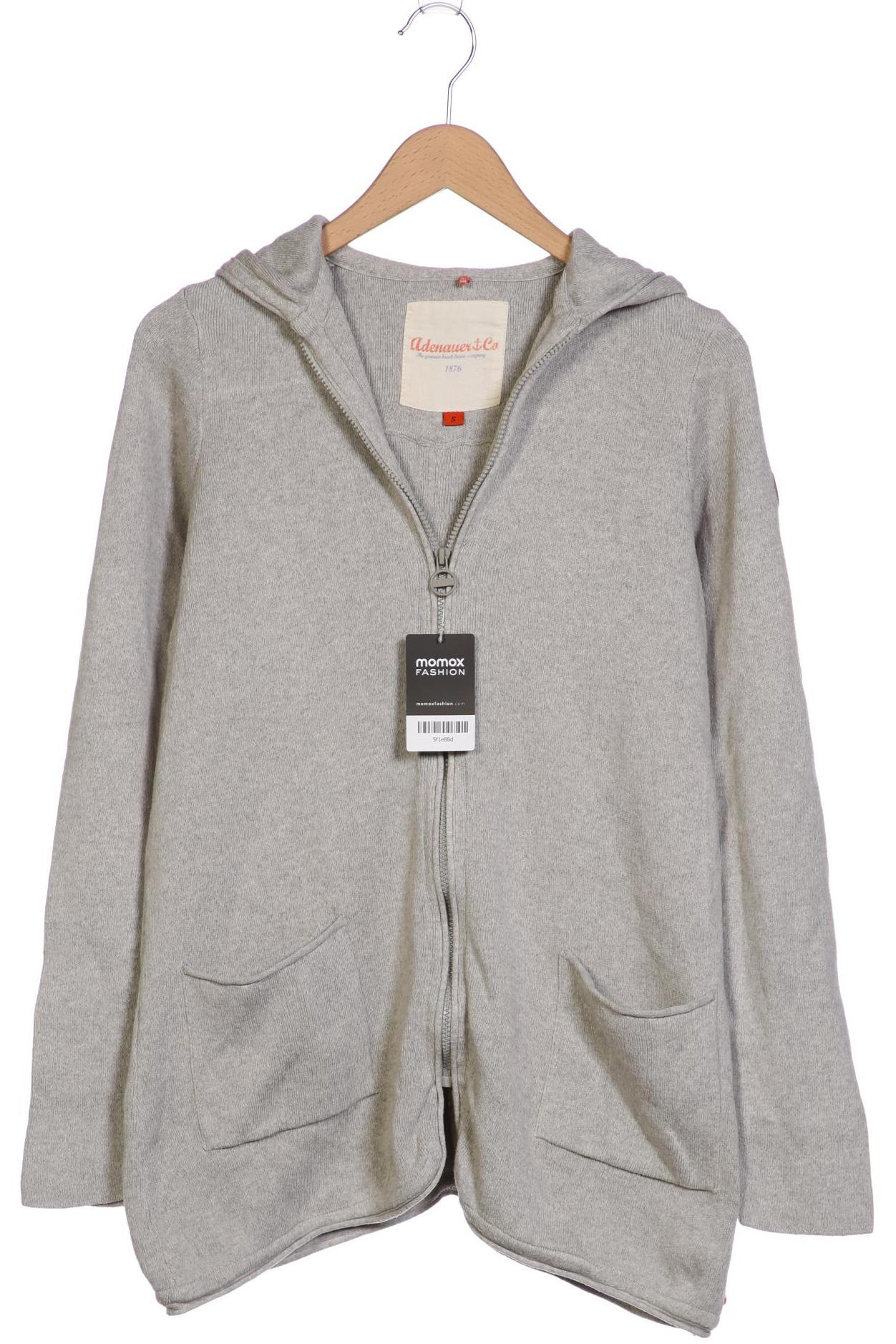 

Adenauer & Co Damen Strickjacke, grau, Gr. 36