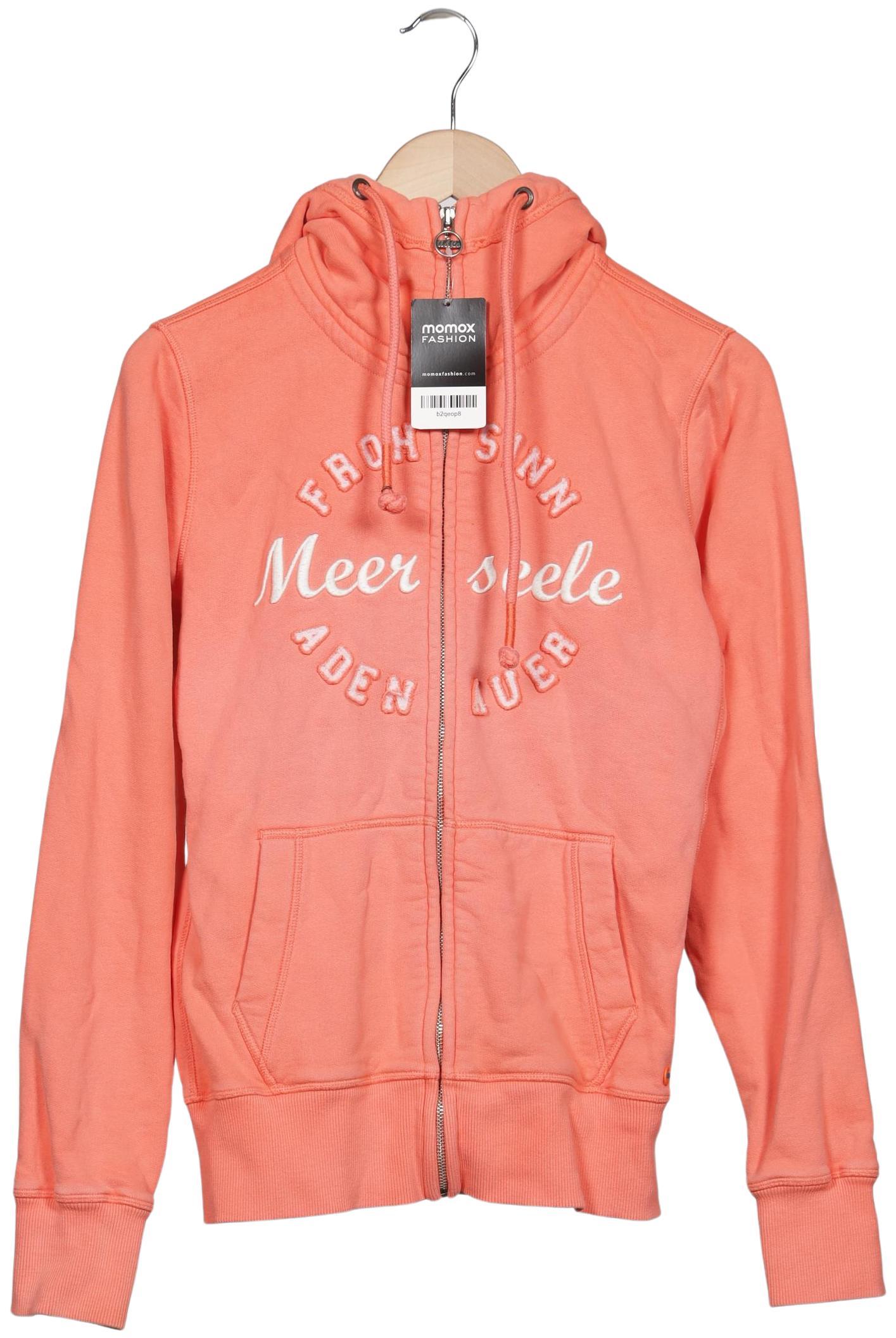 

Adenauer & Co Damen Kapuzenpullover, orange, Gr. 38