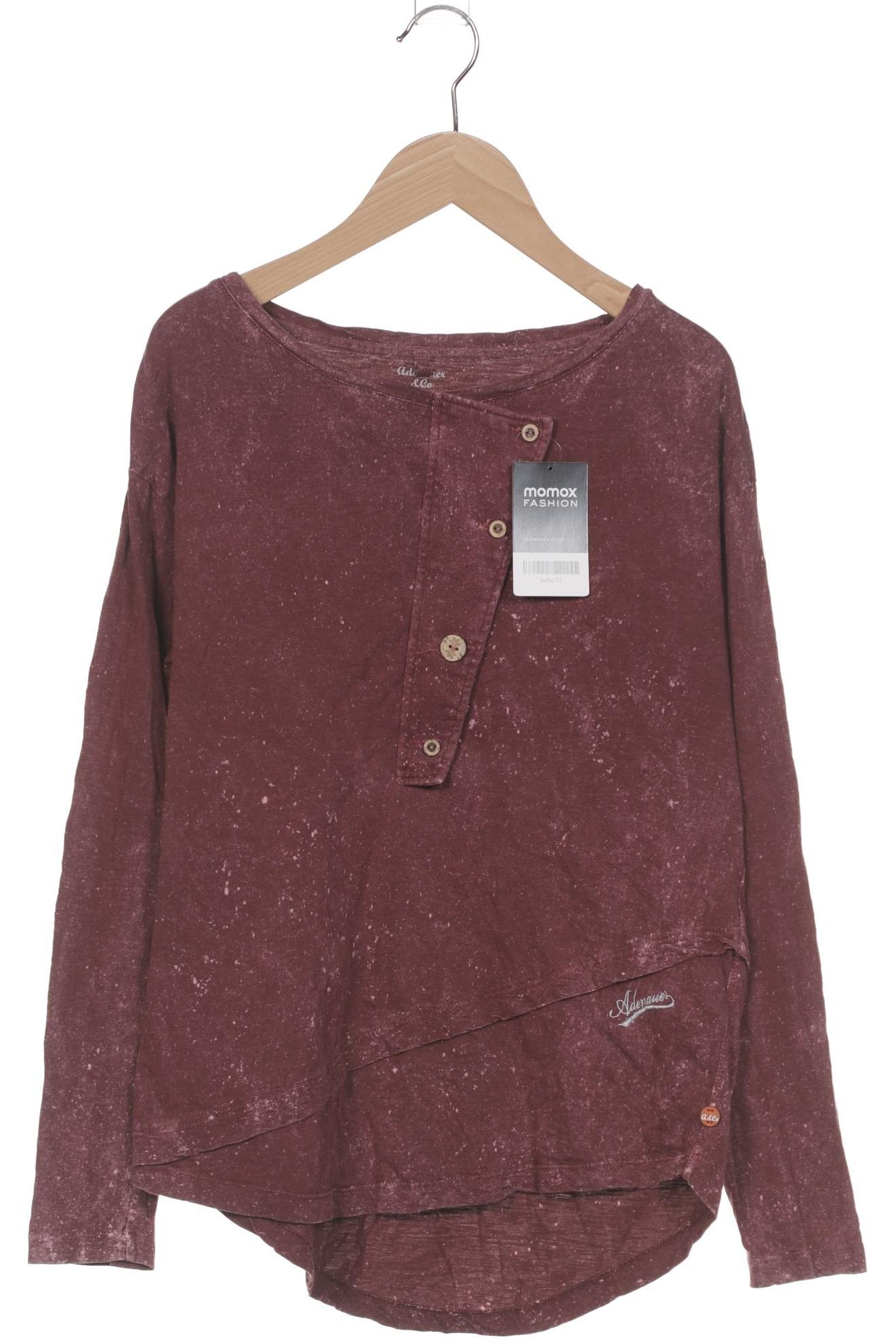 

Adenauer & Co Damen Langarmshirt, bordeaux, Gr. 38