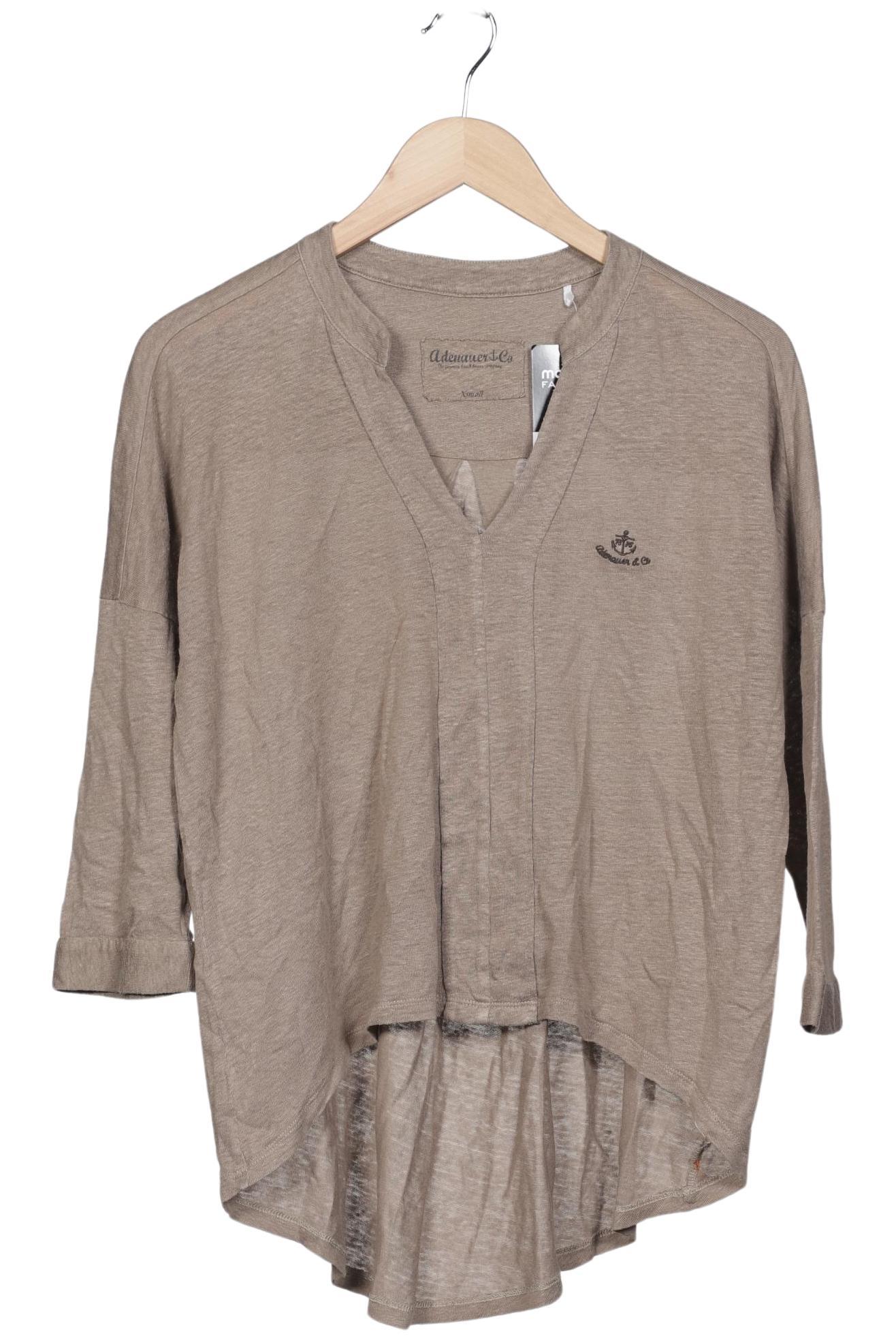

Adenauer & Co Damen Langarmshirt, beige, Gr. 34