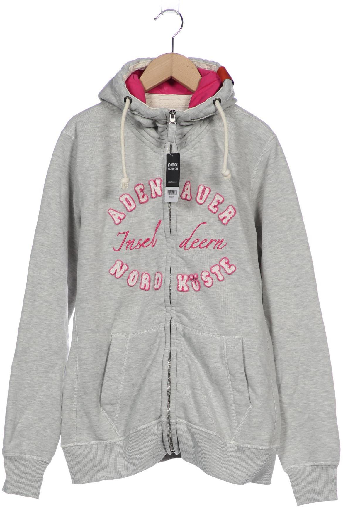 

Adenauer & Co Damen Kapuzenpullover, grau, Gr. 42